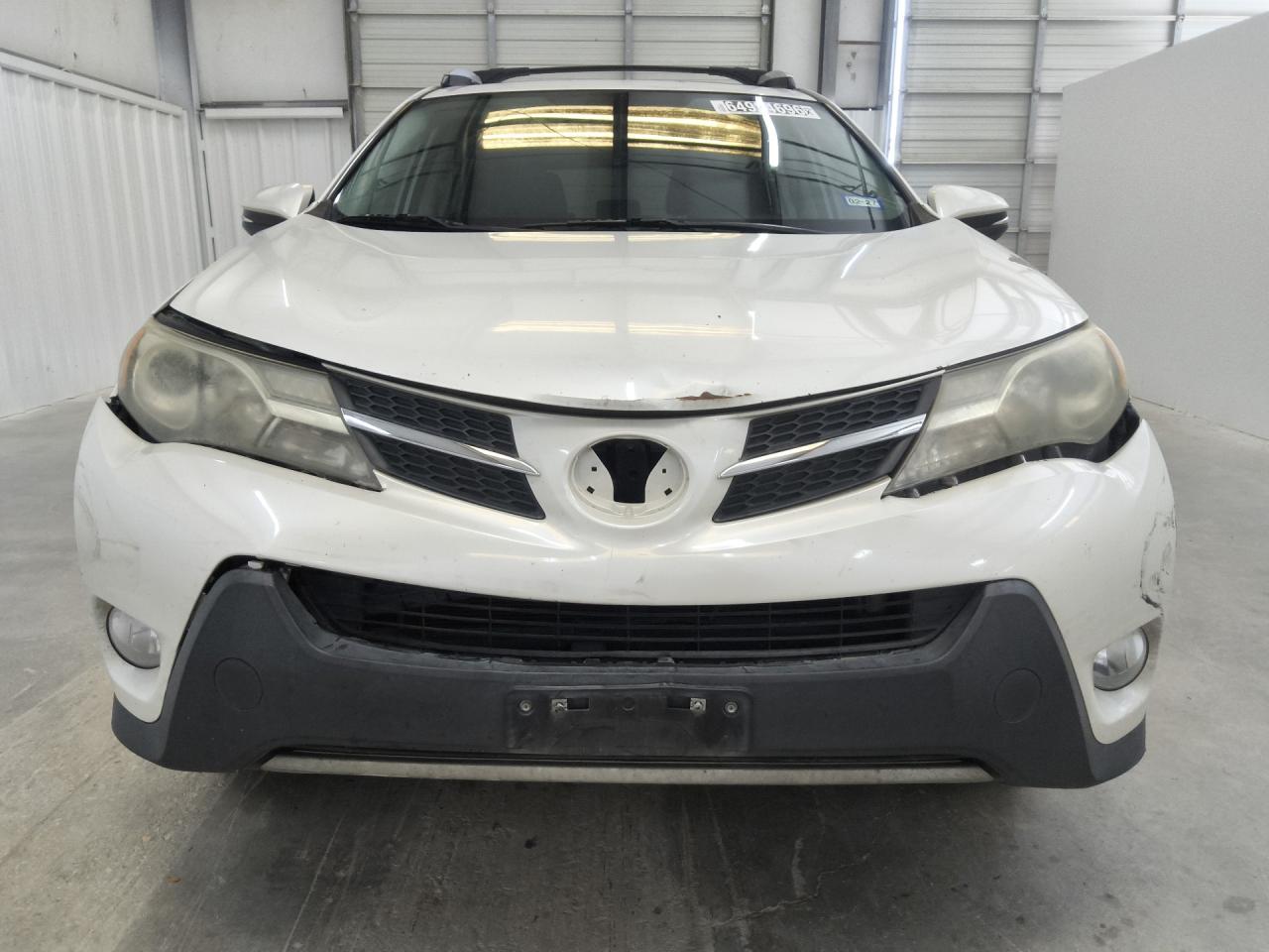 2013 Toyota Rav4 Limited Белый vin: 2T3YFREV0DW041496 Damage: Hood, Dent(S) W/ Paint Dmg, 7 To 8 Inches