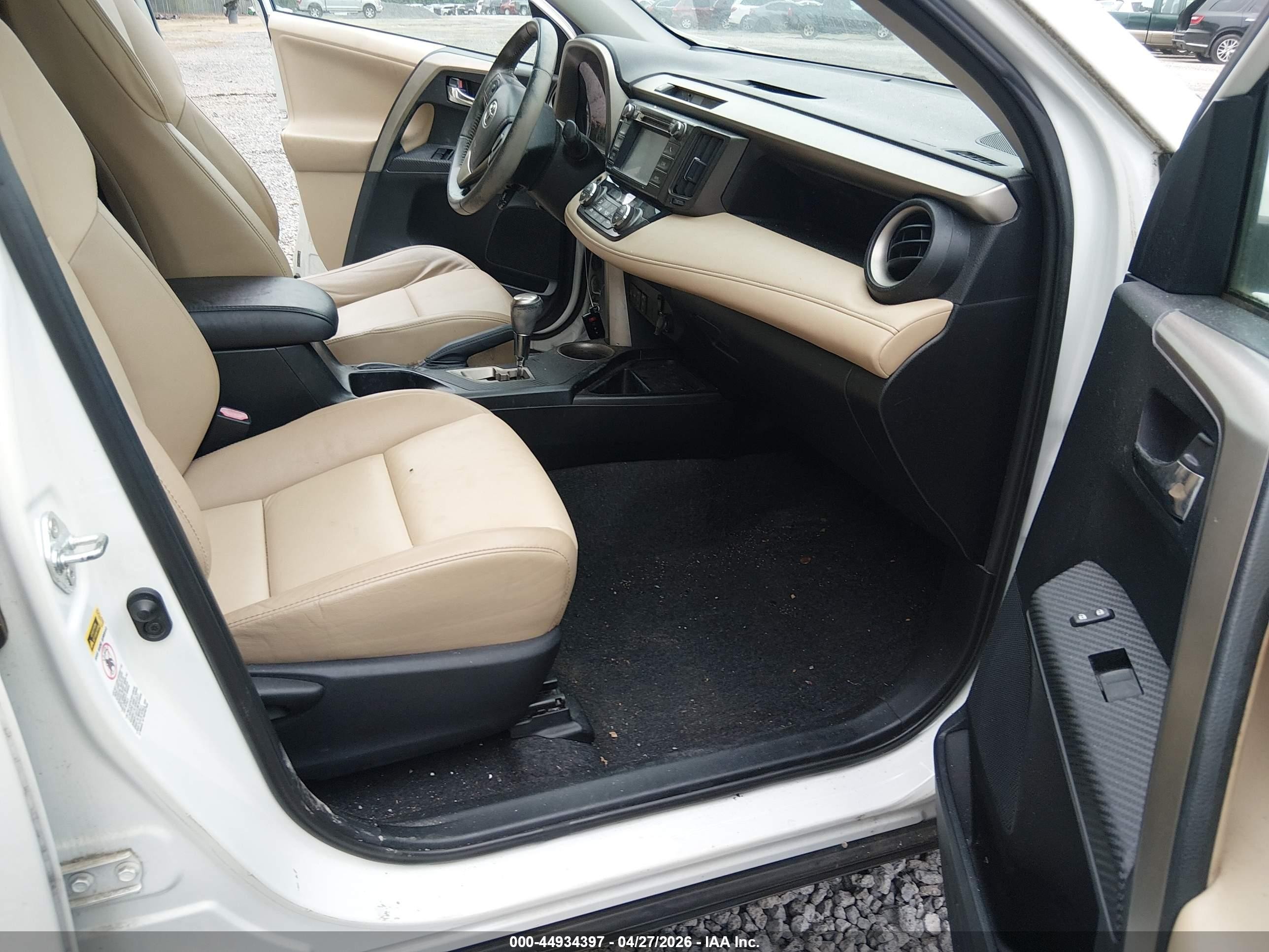 2013 Toyota Rav4 Limited White vin: 2T3YFREV0DW047539