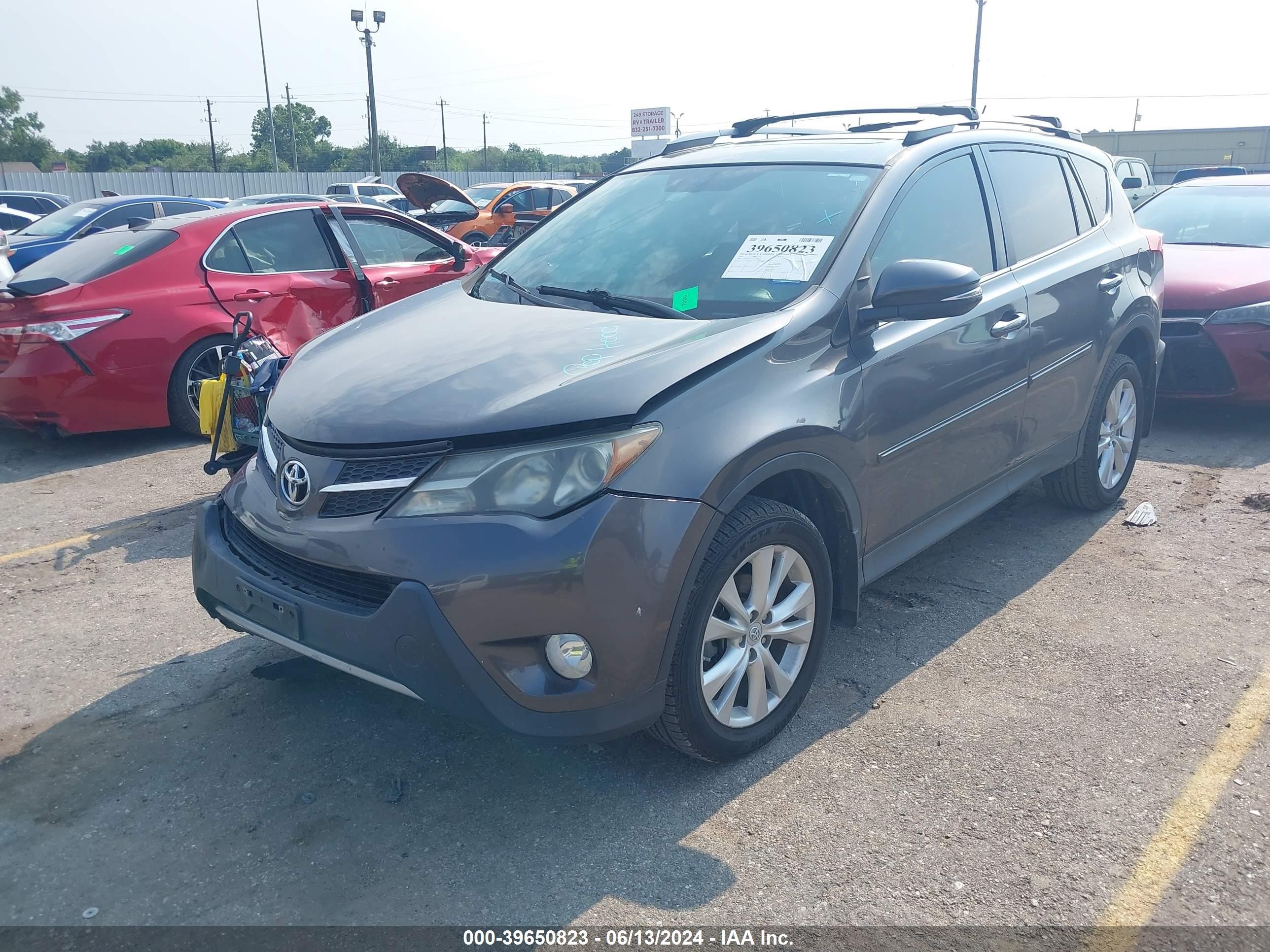 2013 Toyota Rav4 Limited Gray vin: 2T3YFREV0DW053941