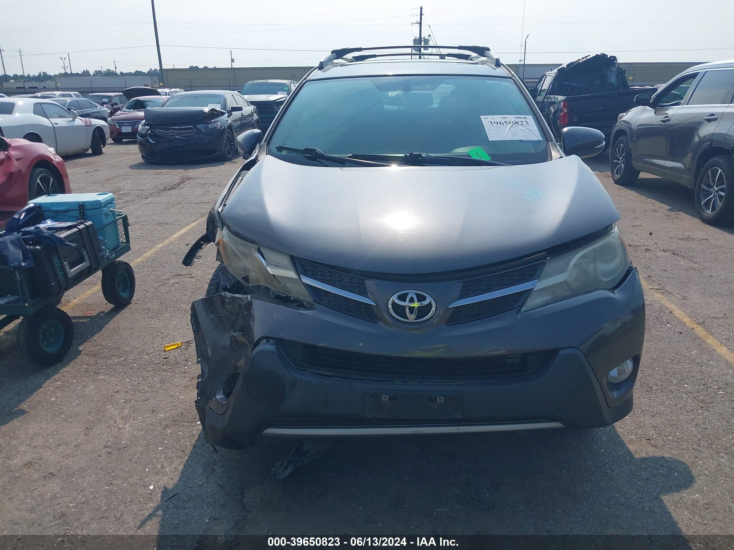 2013 Toyota Rav4 Limited Gray vin: 2T3YFREV0DW053941