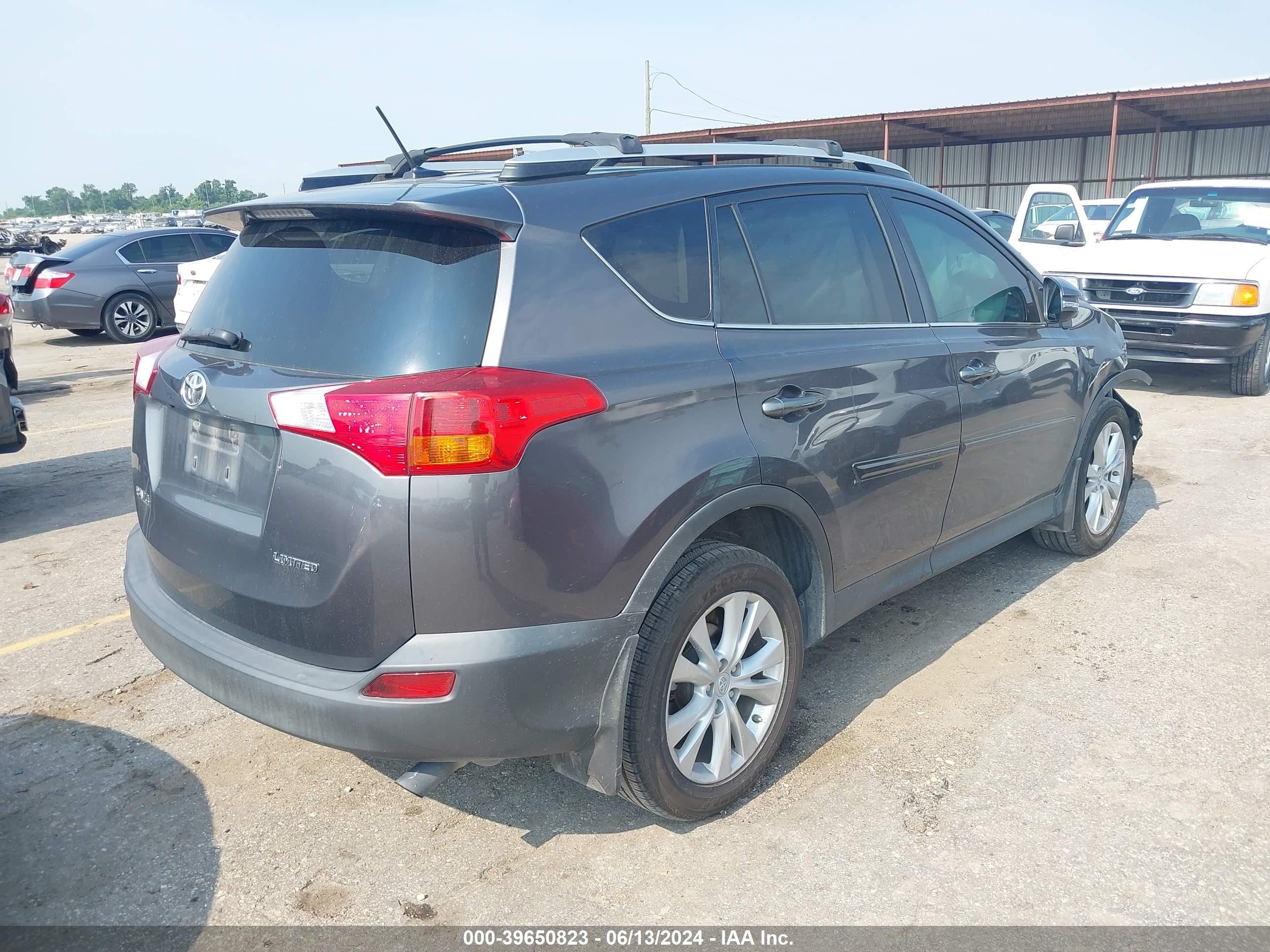 2013 Toyota Rav4 Limited Gray vin: 2T3YFREV0DW053941