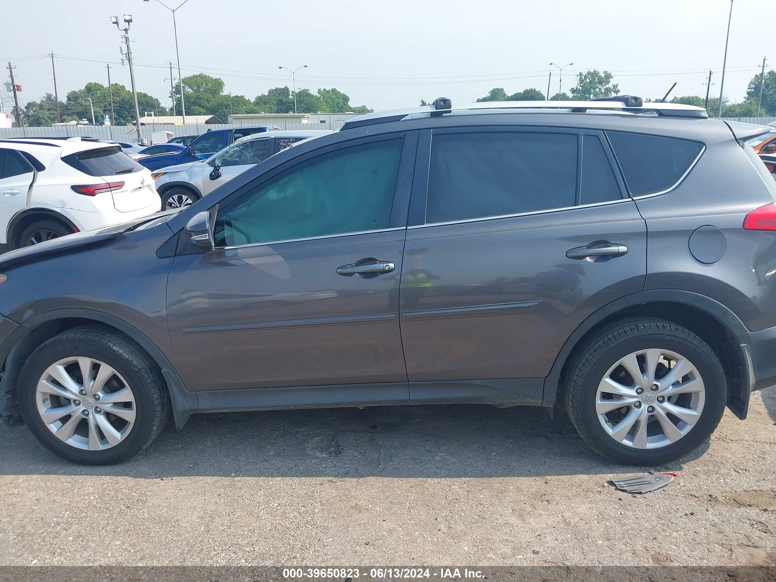 2013 Toyota Rav4 Limited Gray vin: 2T3YFREV0DW053941