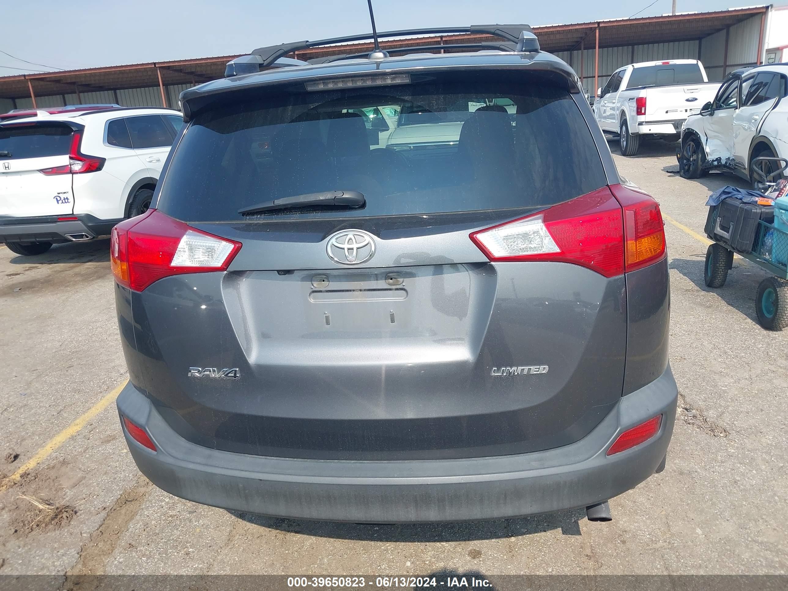 2013 Toyota Rav4 Limited Gray vin: 2T3YFREV0DW053941