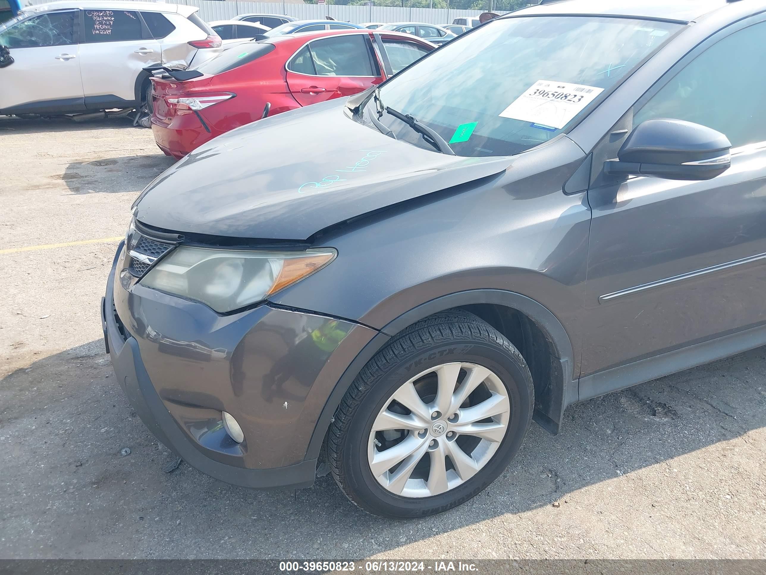 2013 Toyota Rav4 Limited Gray vin: 2T3YFREV0DW053941