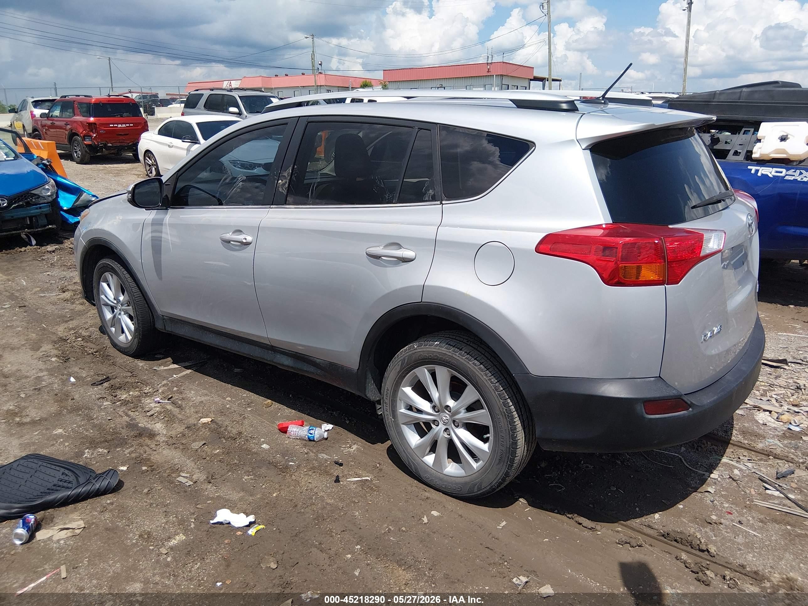 2013 Toyota Rav4 Limited Gray vin: 2T3YFREV0DW055138