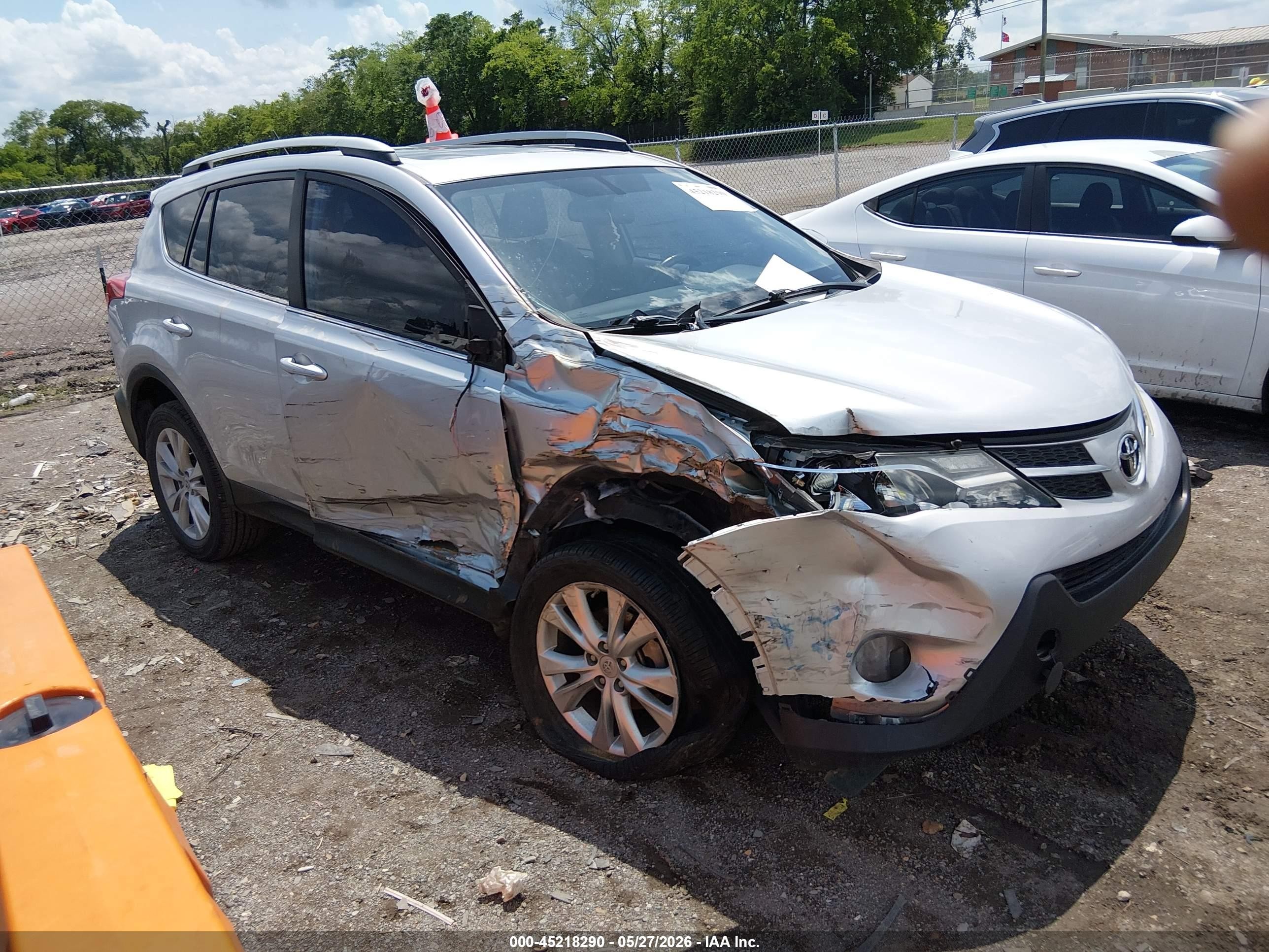2013 Toyota Rav4 Limited Gray vin: 2T3YFREV0DW055138