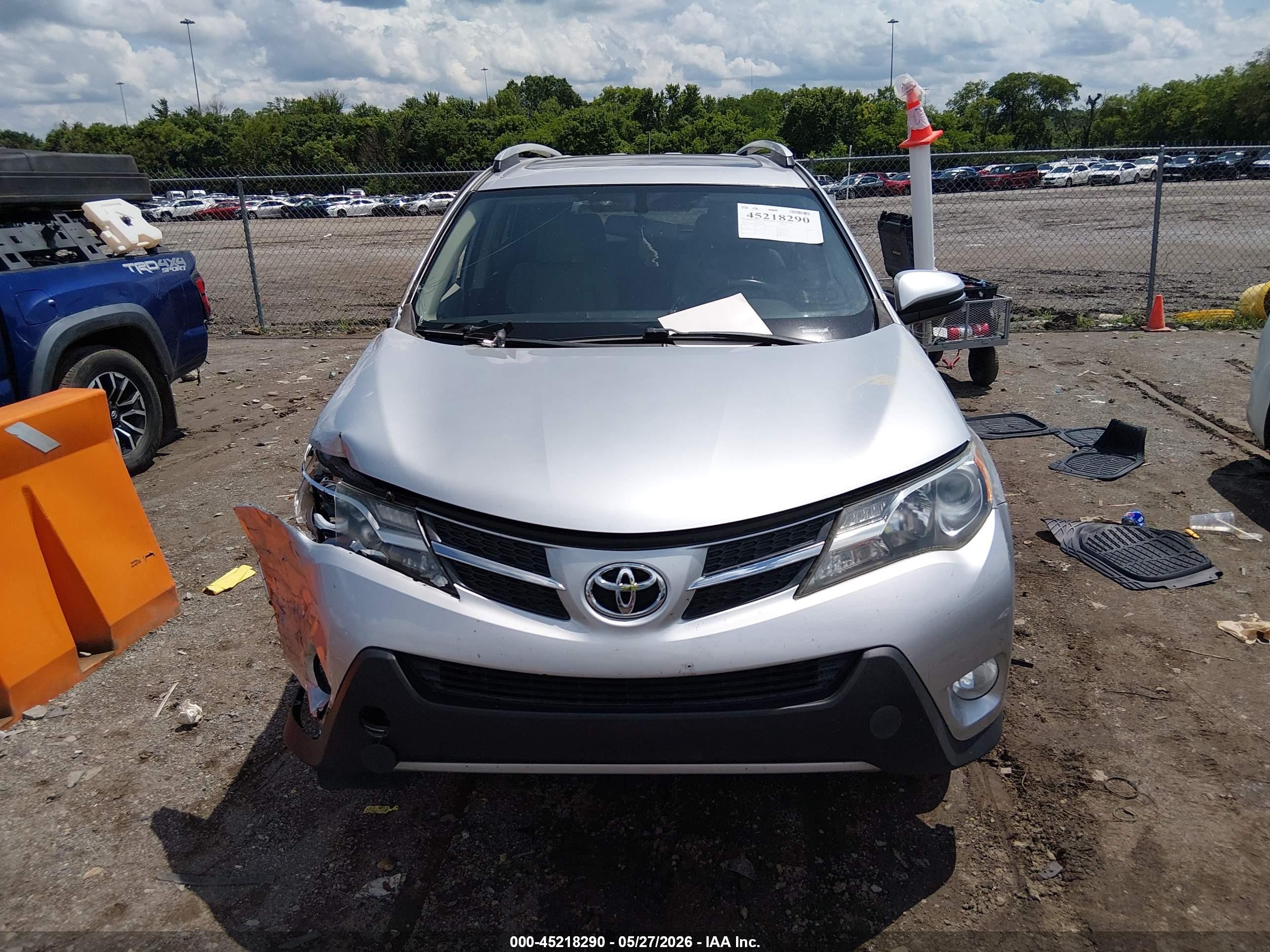 2013 Toyota Rav4 Limited Gray vin: 2T3YFREV0DW055138
