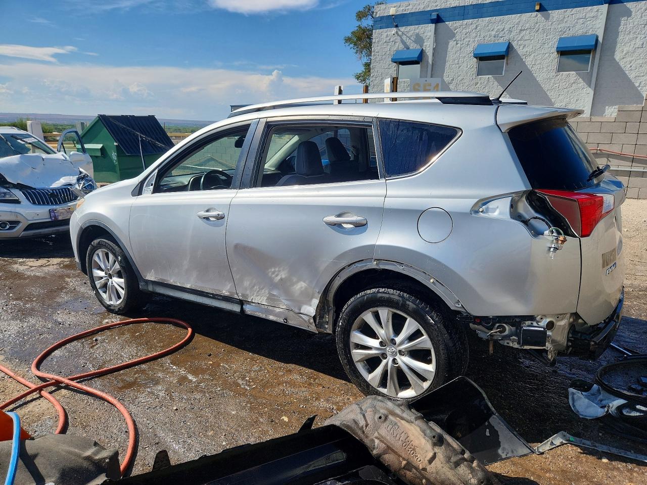 2013 Toyota Rav4 Limited Silver vin: 2T3YFREV0DW066947