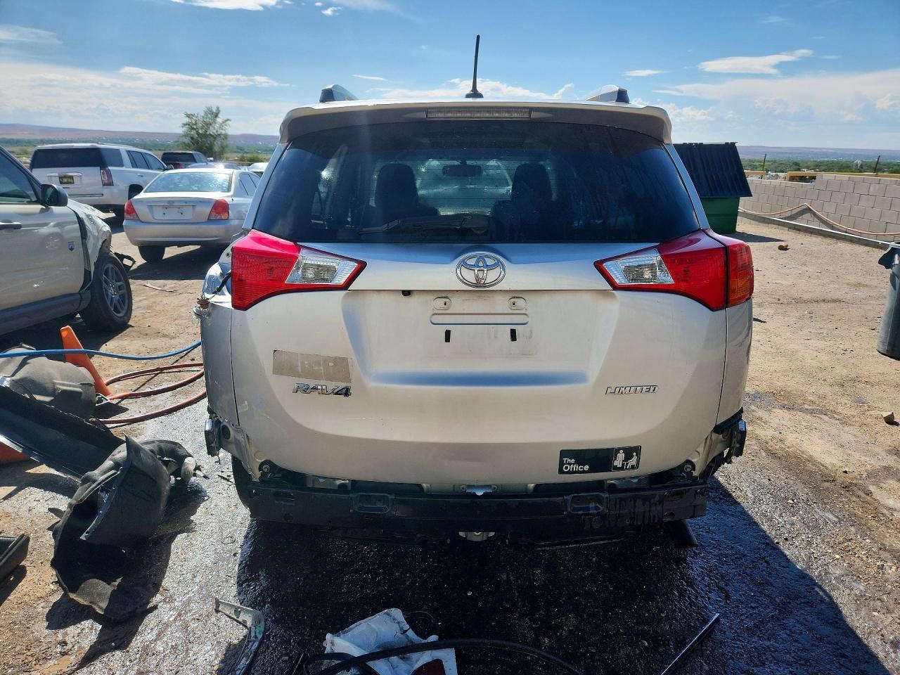 2013 Toyota Rav4 Limited Silver vin: 2T3YFREV0DW066947