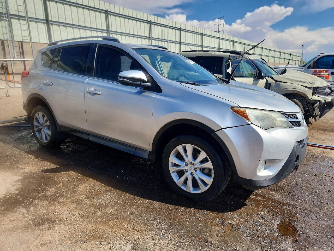2013 Toyota Rav4 Limited Silver vin: 2T3YFREV0DW066947