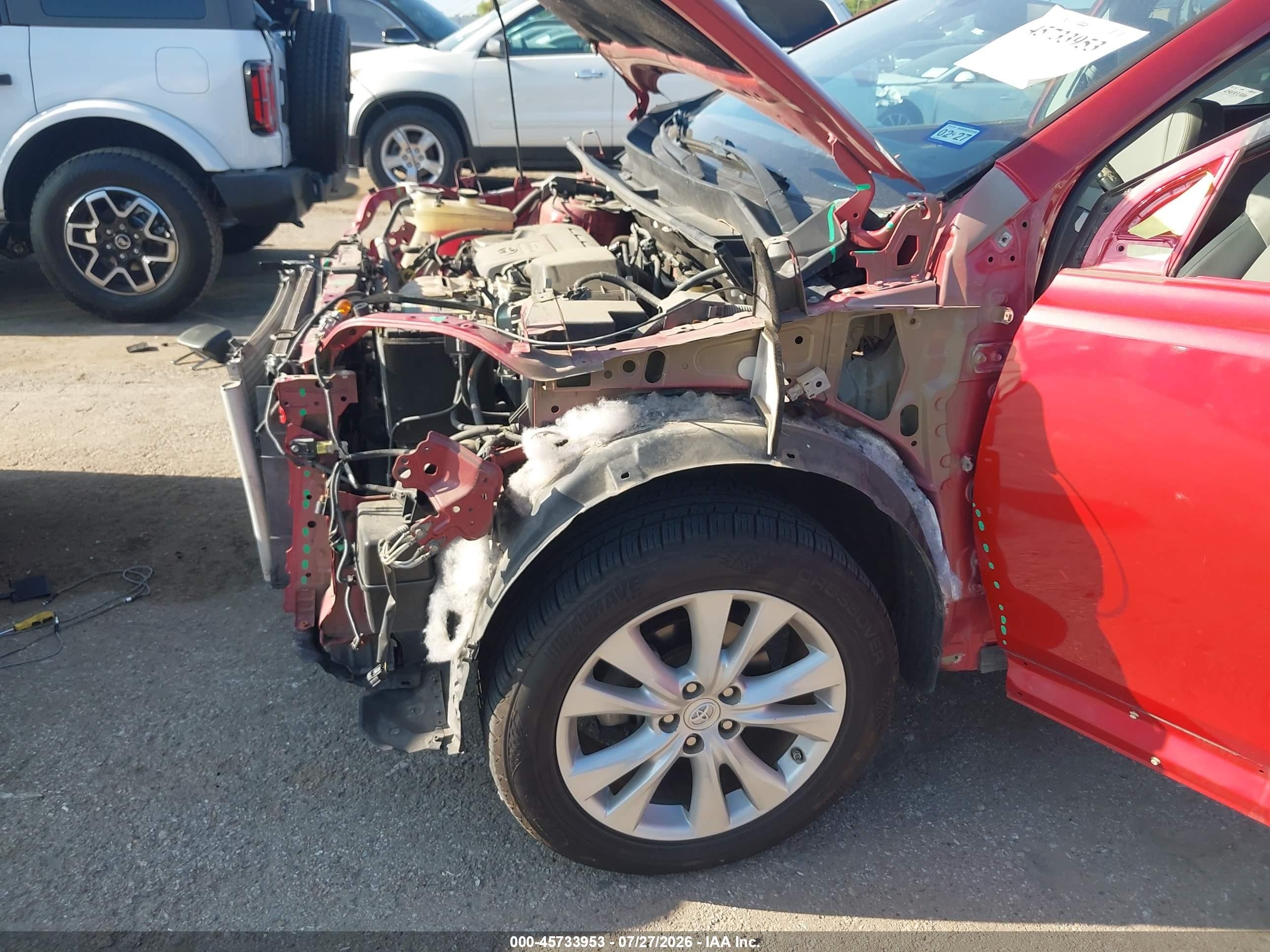 2014 Toyota Rav4 Limited Red vin: 2T3YFREV0EW090523