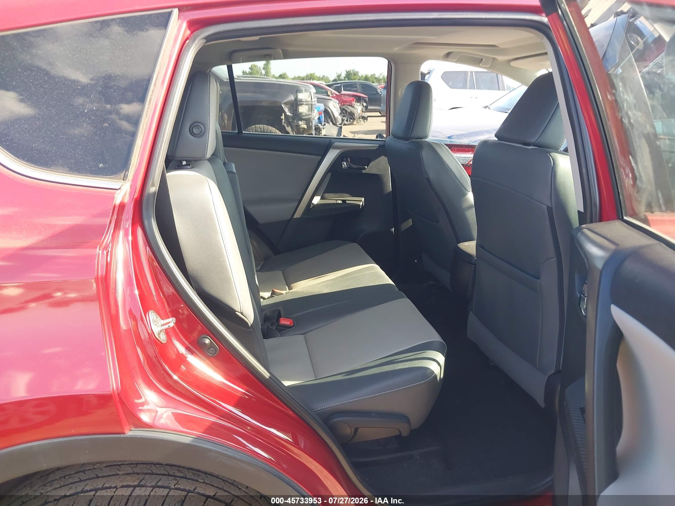 2014 Toyota Rav4 Limited Red vin: 2T3YFREV0EW090523