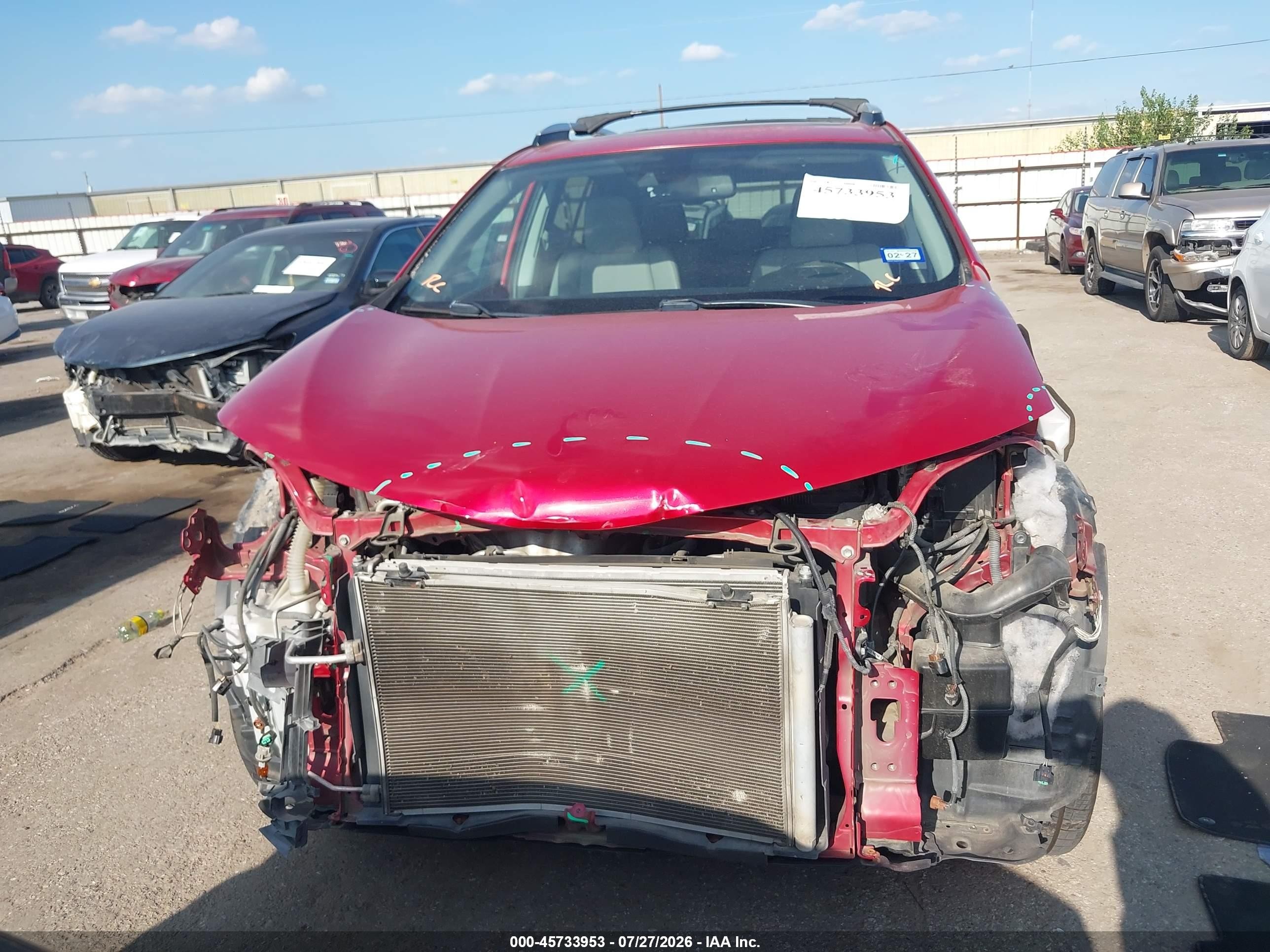 2014 Toyota Rav4 Limited Red vin: 2T3YFREV0EW090523
