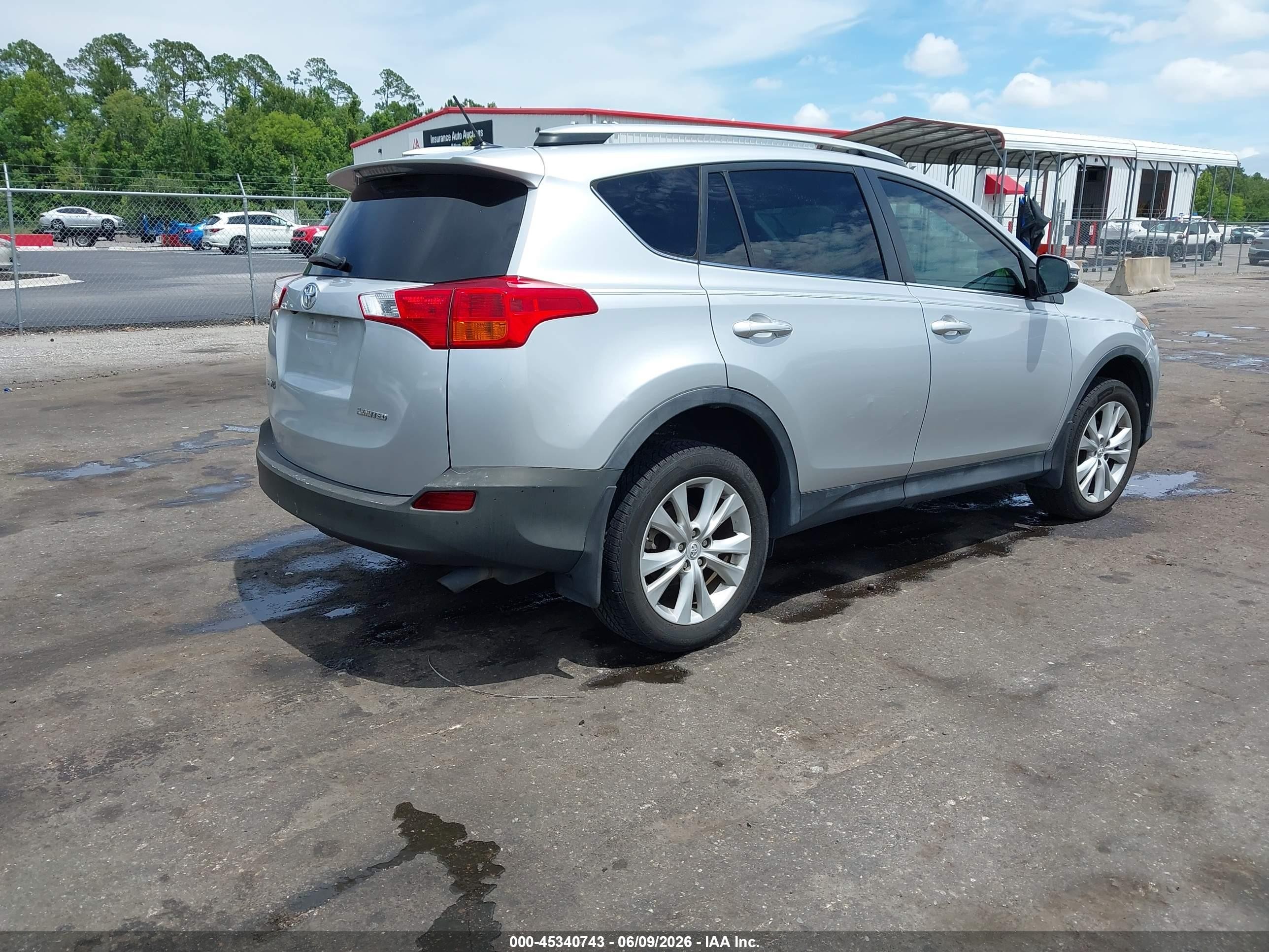 2015 Toyota Rav4 Limited Silver vin: 2T3YFREV0FW151001