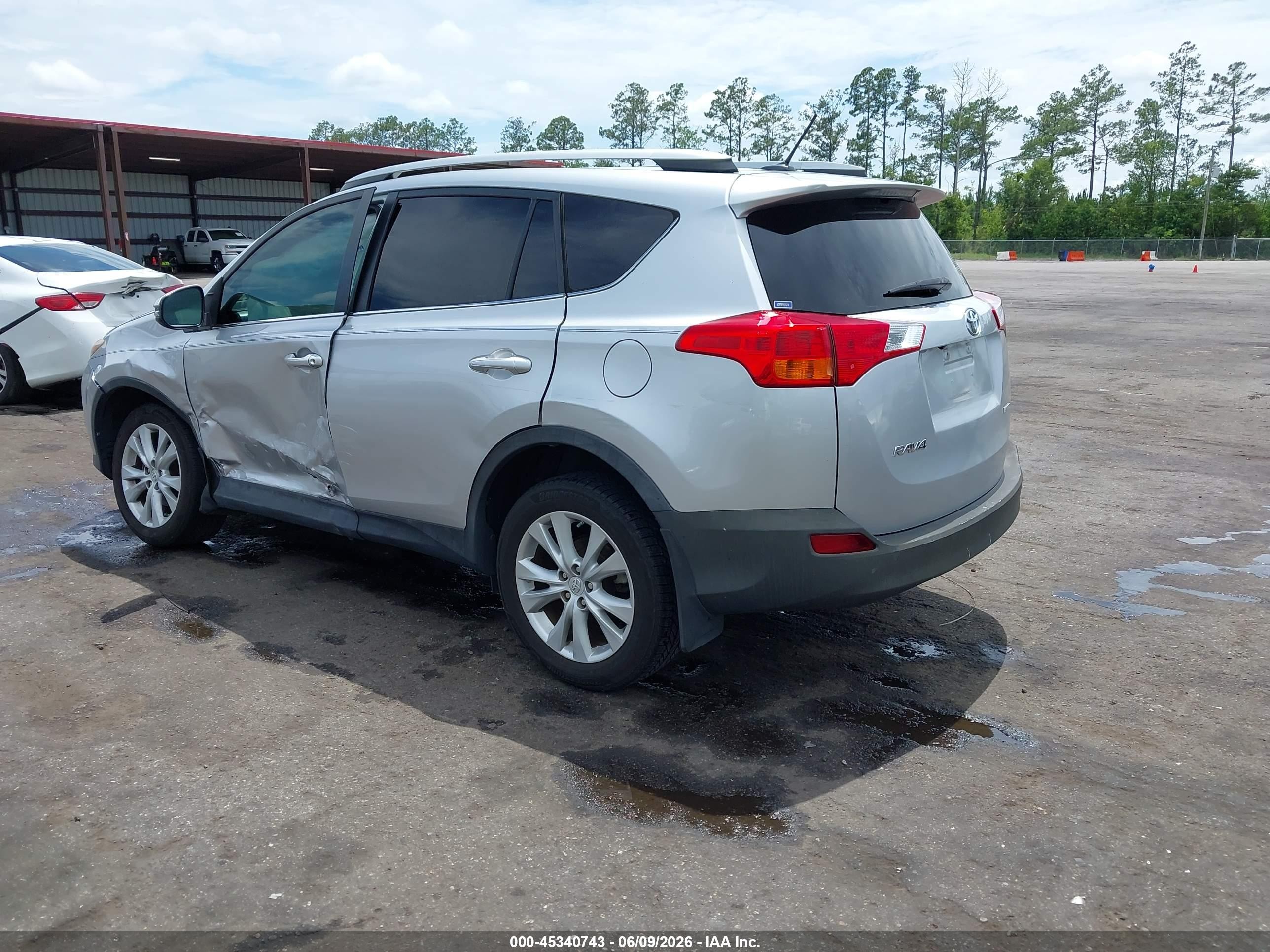 2015 Toyota Rav4 Limited Silver vin: 2T3YFREV0FW151001