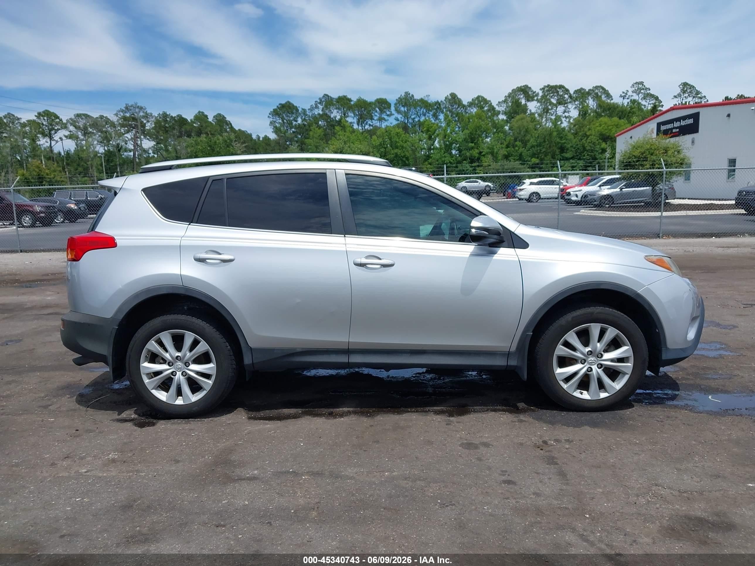 2015 Toyota Rav4 Limited Silver vin: 2T3YFREV0FW151001