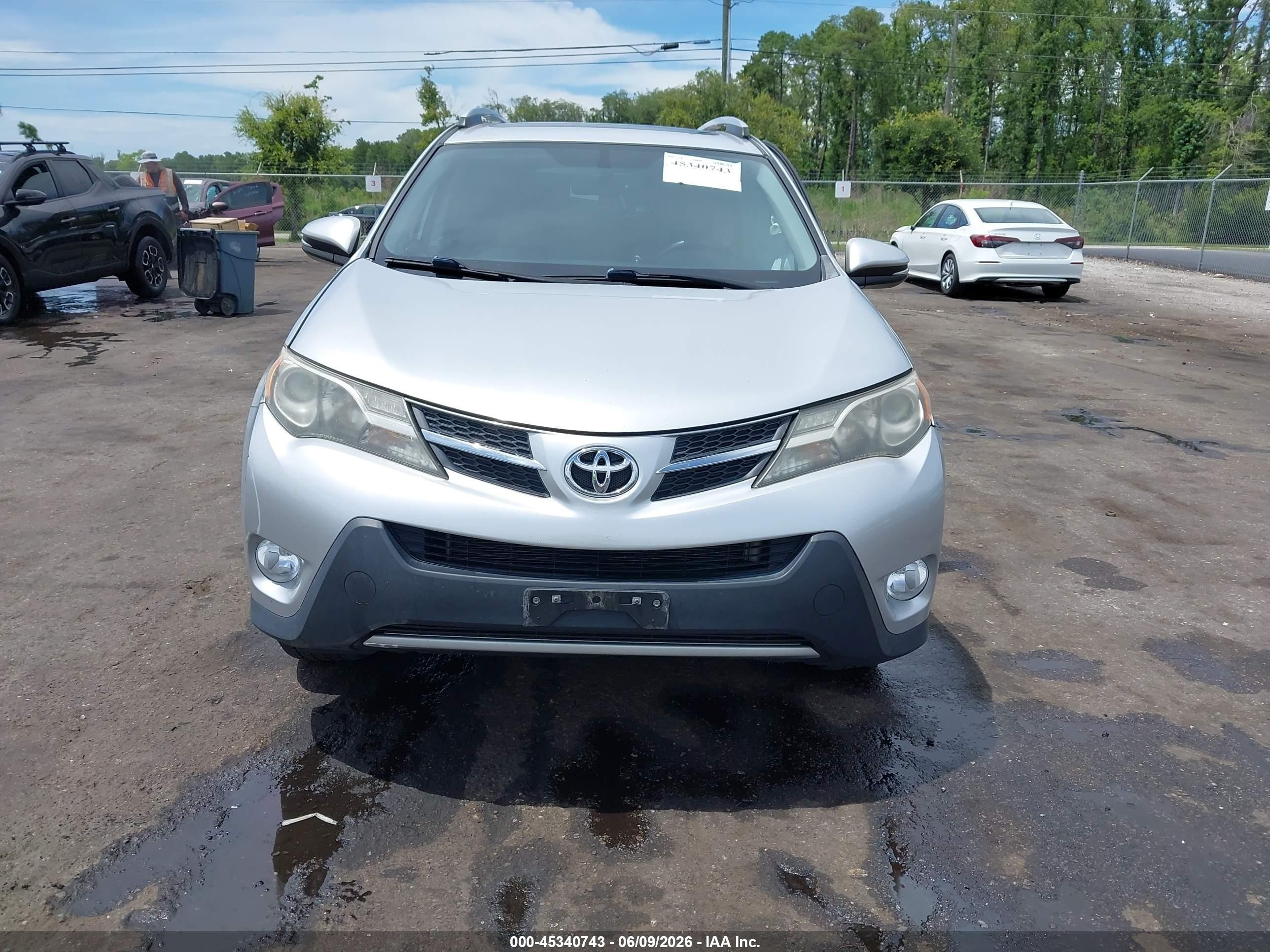 2015 Toyota Rav4 Limited Silver vin: 2T3YFREV0FW151001