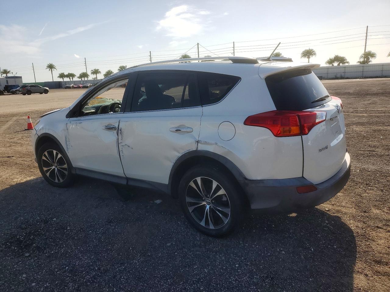 2015 Toyota Rav4 Limited White vin: 2T3YFREV0FW179168