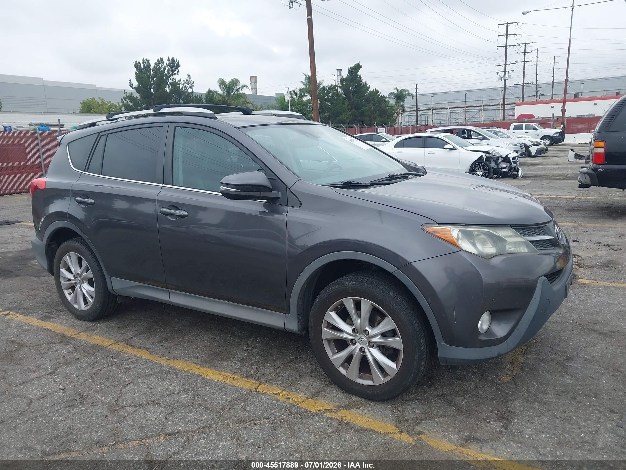 2015 Toyota Rav4 Limited Gray vin: 2T3YFREV0FW184578