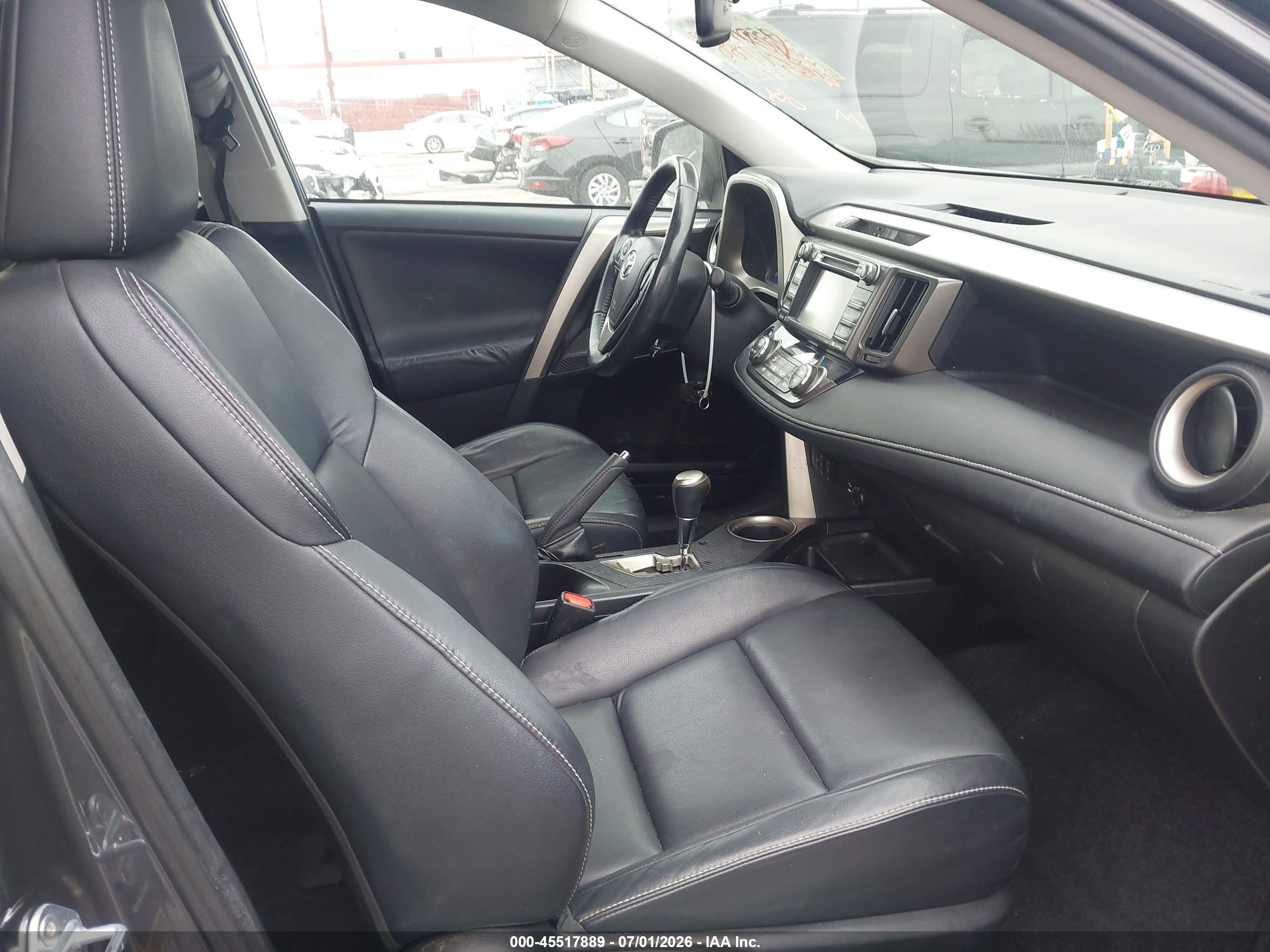 2015 Toyota Rav4 Limited Серый vin: 2T3YFREV0FW184578
