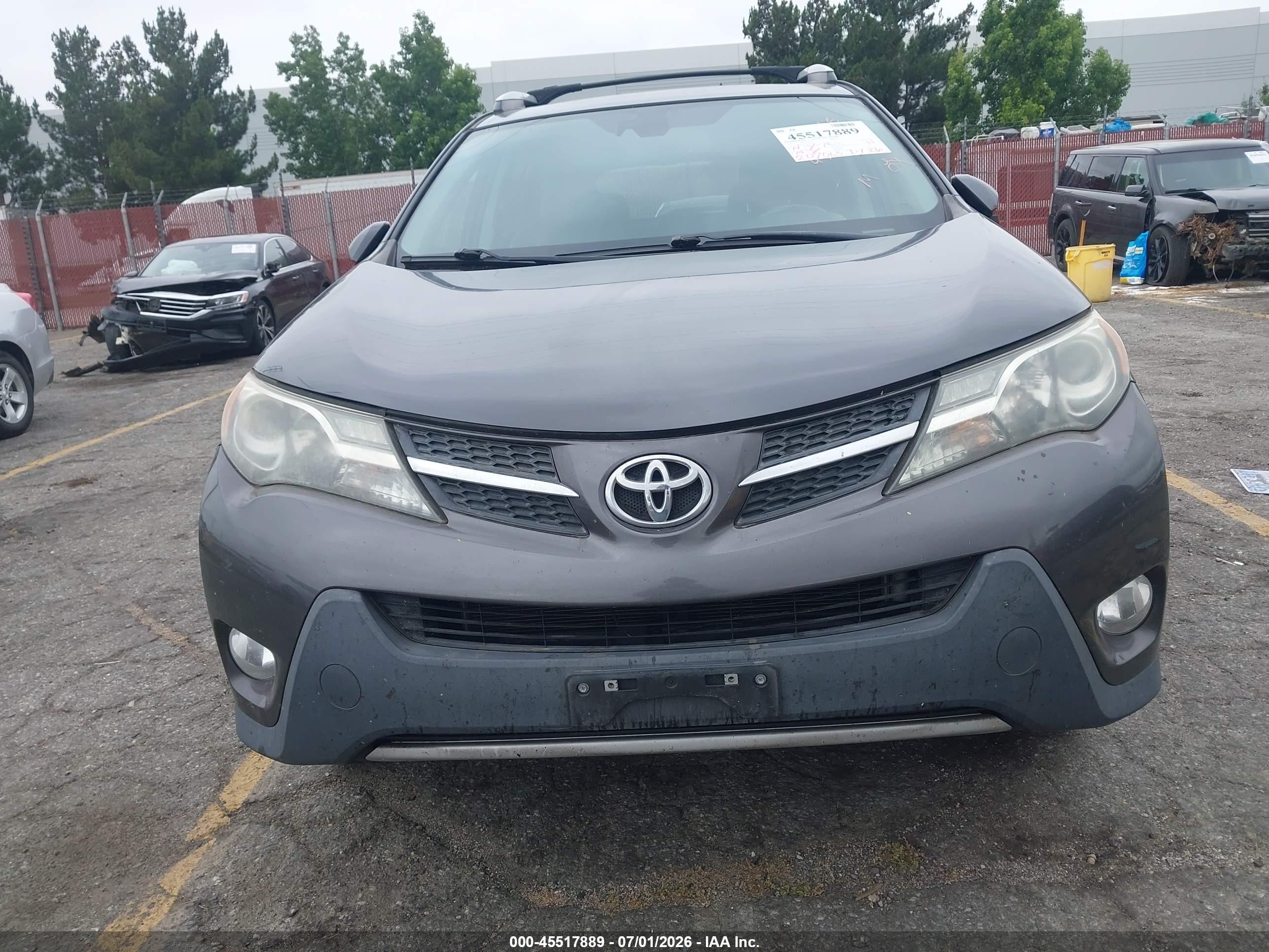 2015 Toyota Rav4 Limited Серый vin: 2T3YFREV0FW184578
