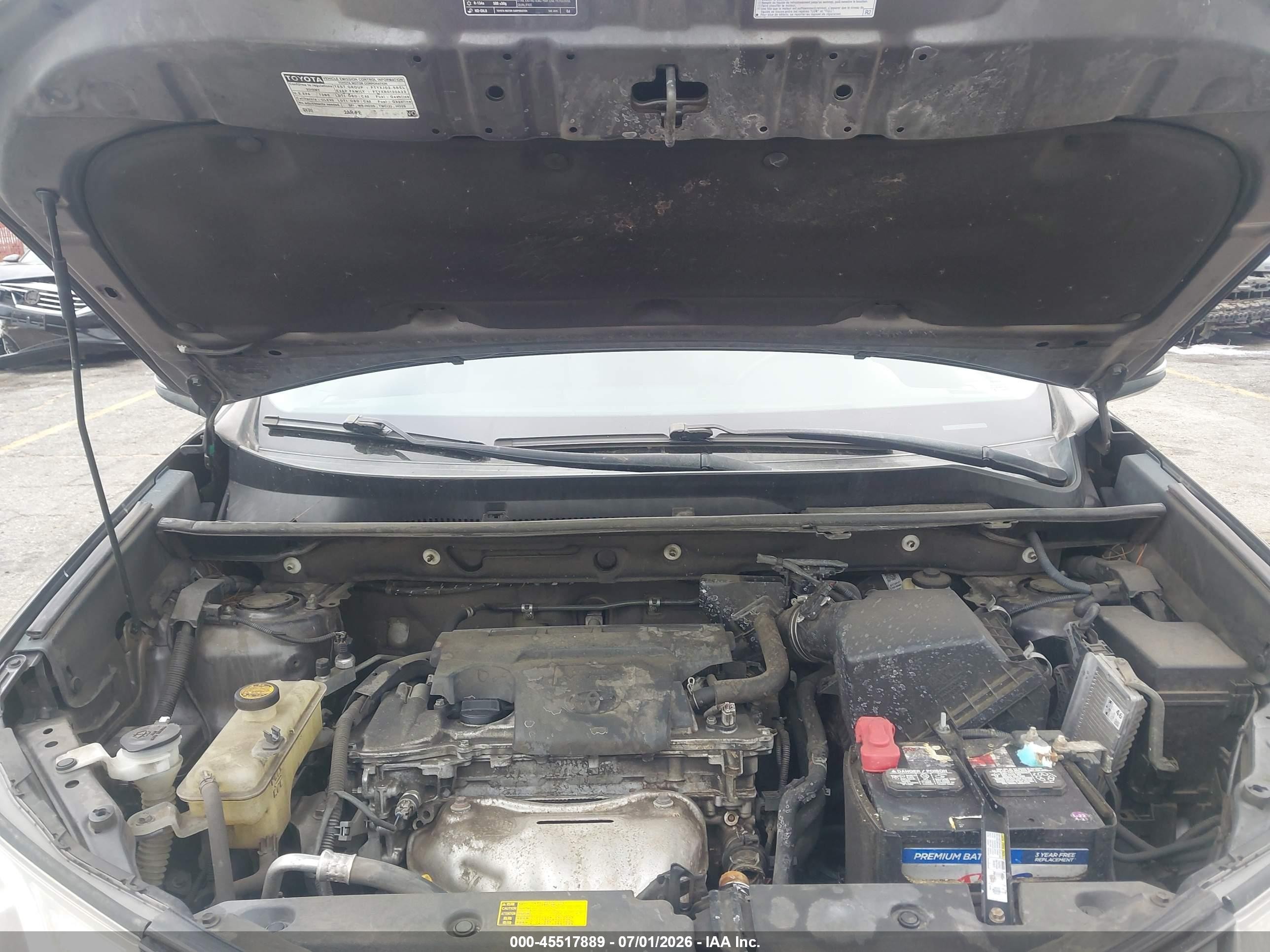 2015 Toyota Rav4 Limited Серый vin: 2T3YFREV0FW184578