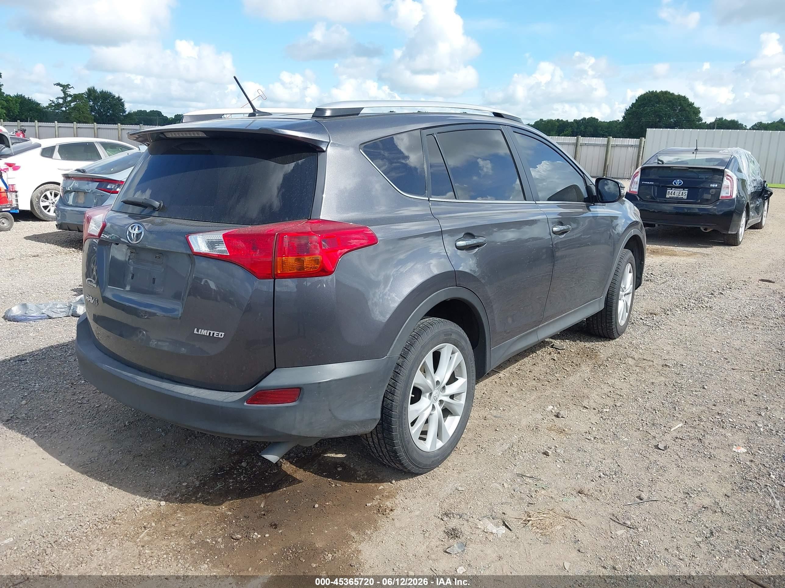 2015 Toyota Rav4 Limited Gray vin: 2T3YFREV0FW194012