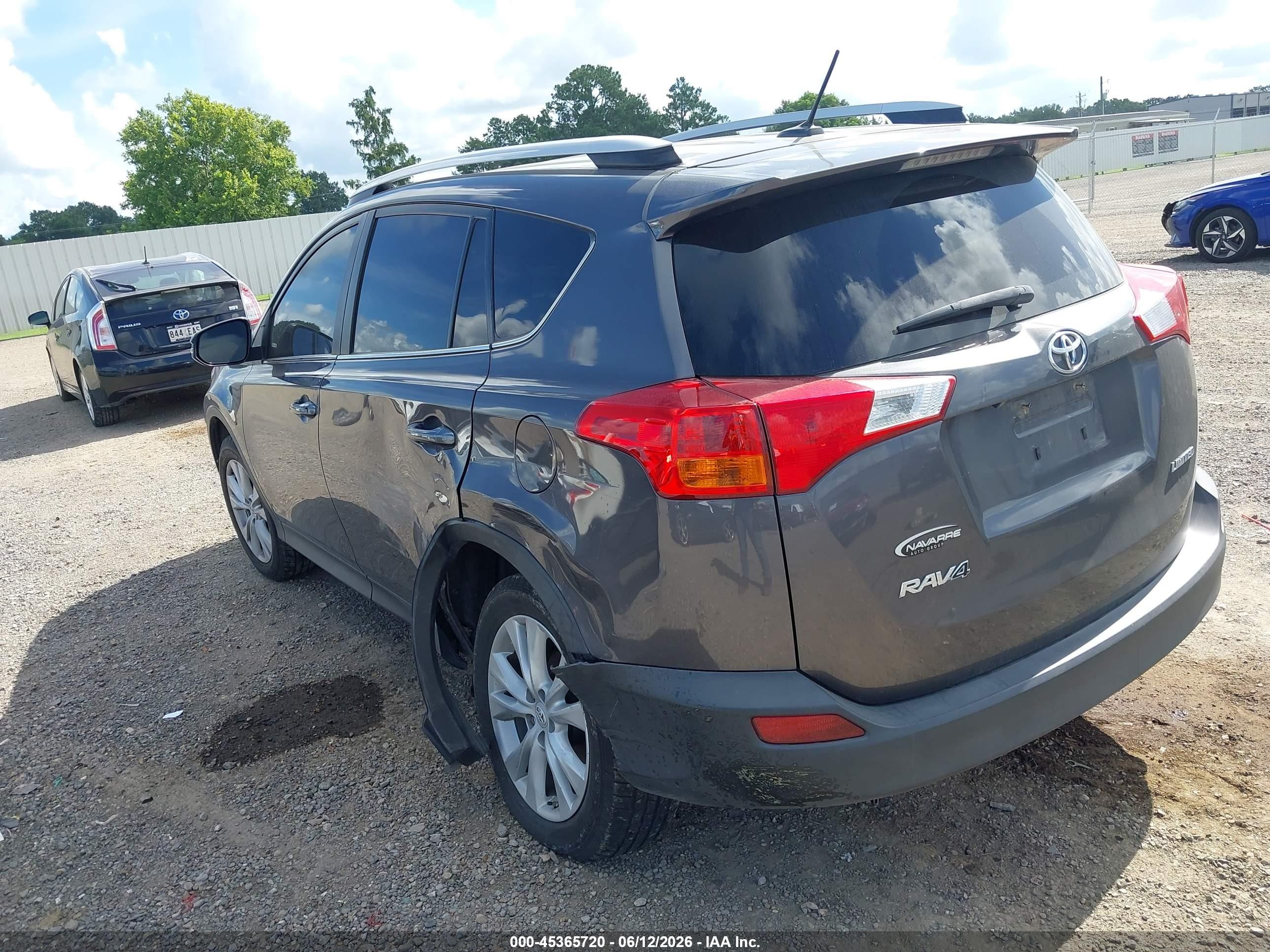 2015 Toyota Rav4 Limited Gray vin: 2T3YFREV0FW194012