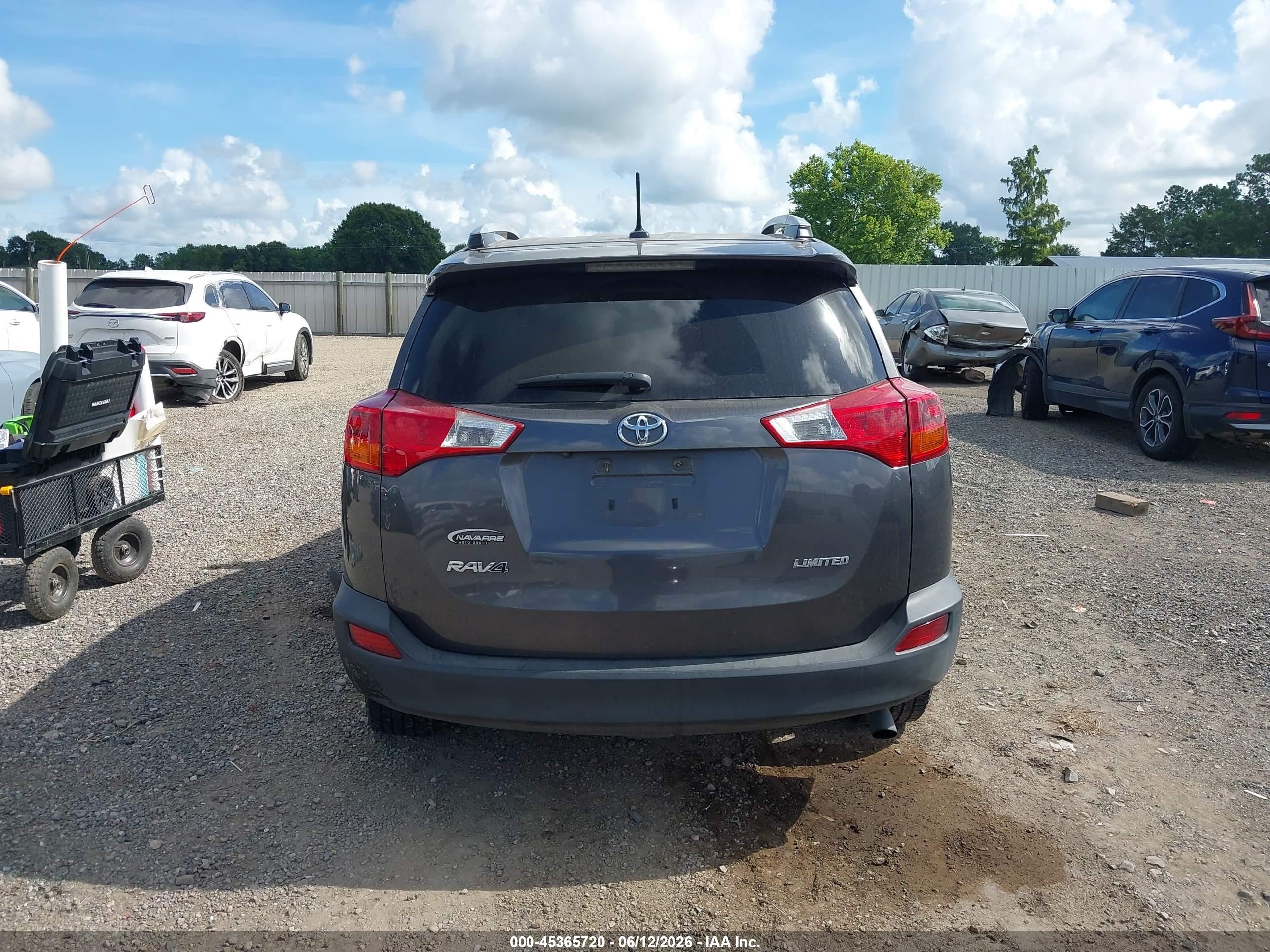 2015 Toyota Rav4 Limited Gray vin: 2T3YFREV0FW194012