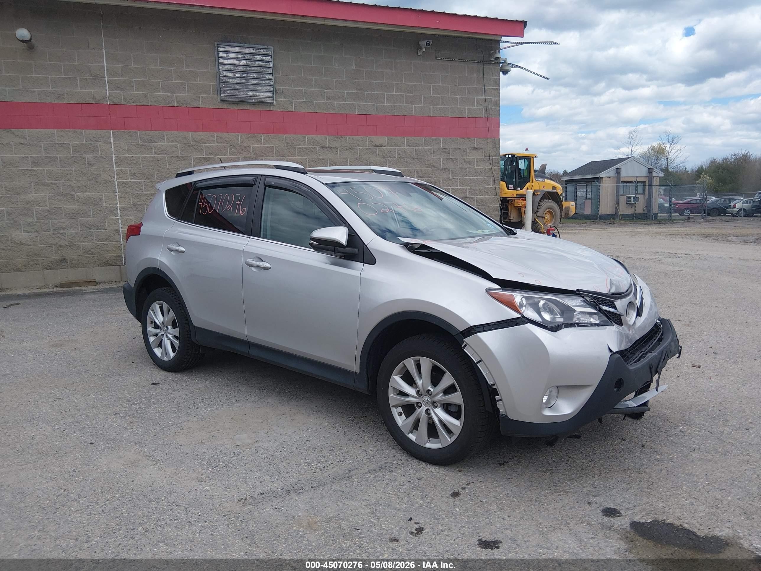 2015 Toyota Rav4 Limited Серебряный vin: 2T3YFREV0FW216199