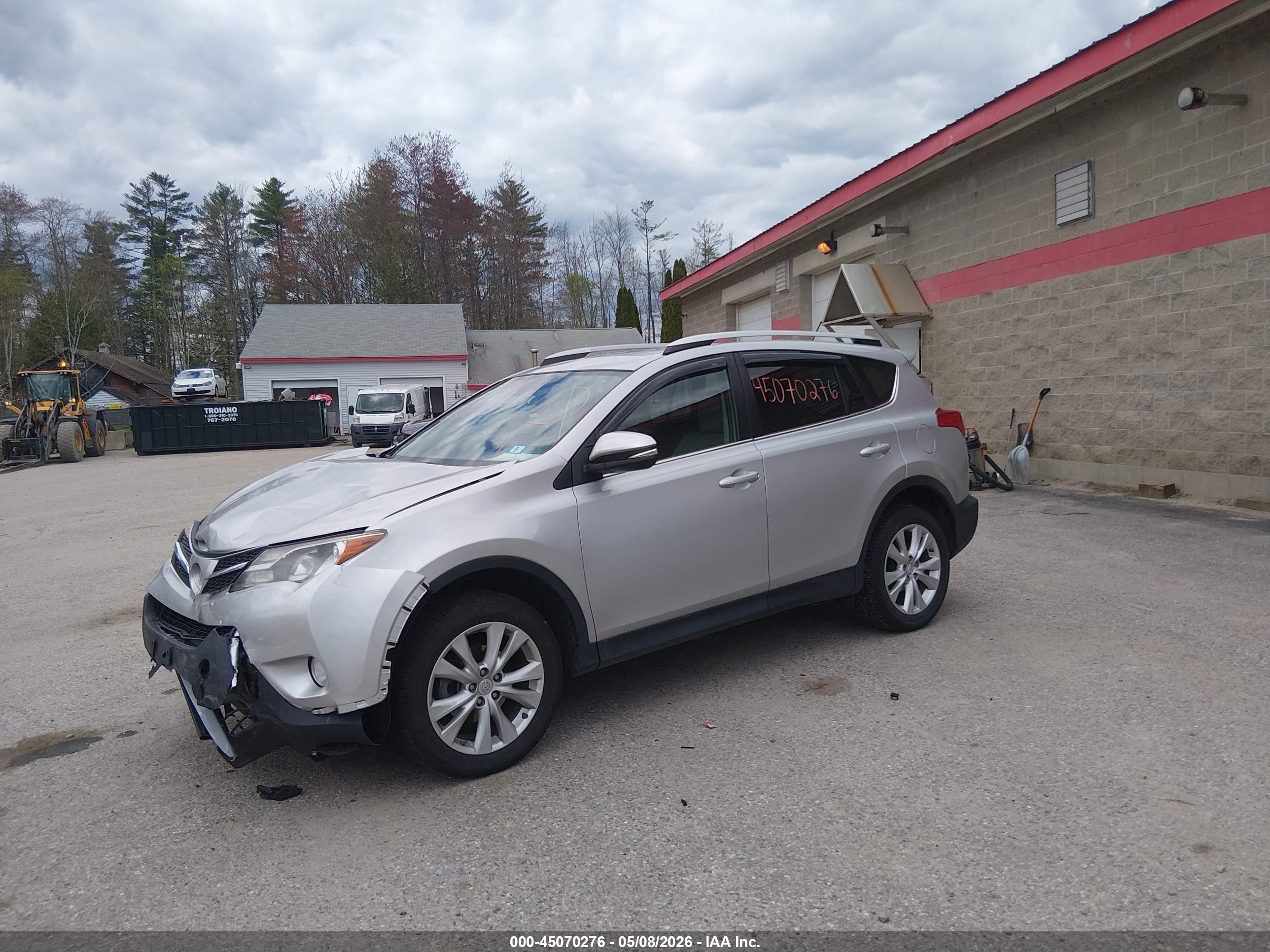 2015 Toyota Rav4 Limited Silver vin: 2T3YFREV0FW216199