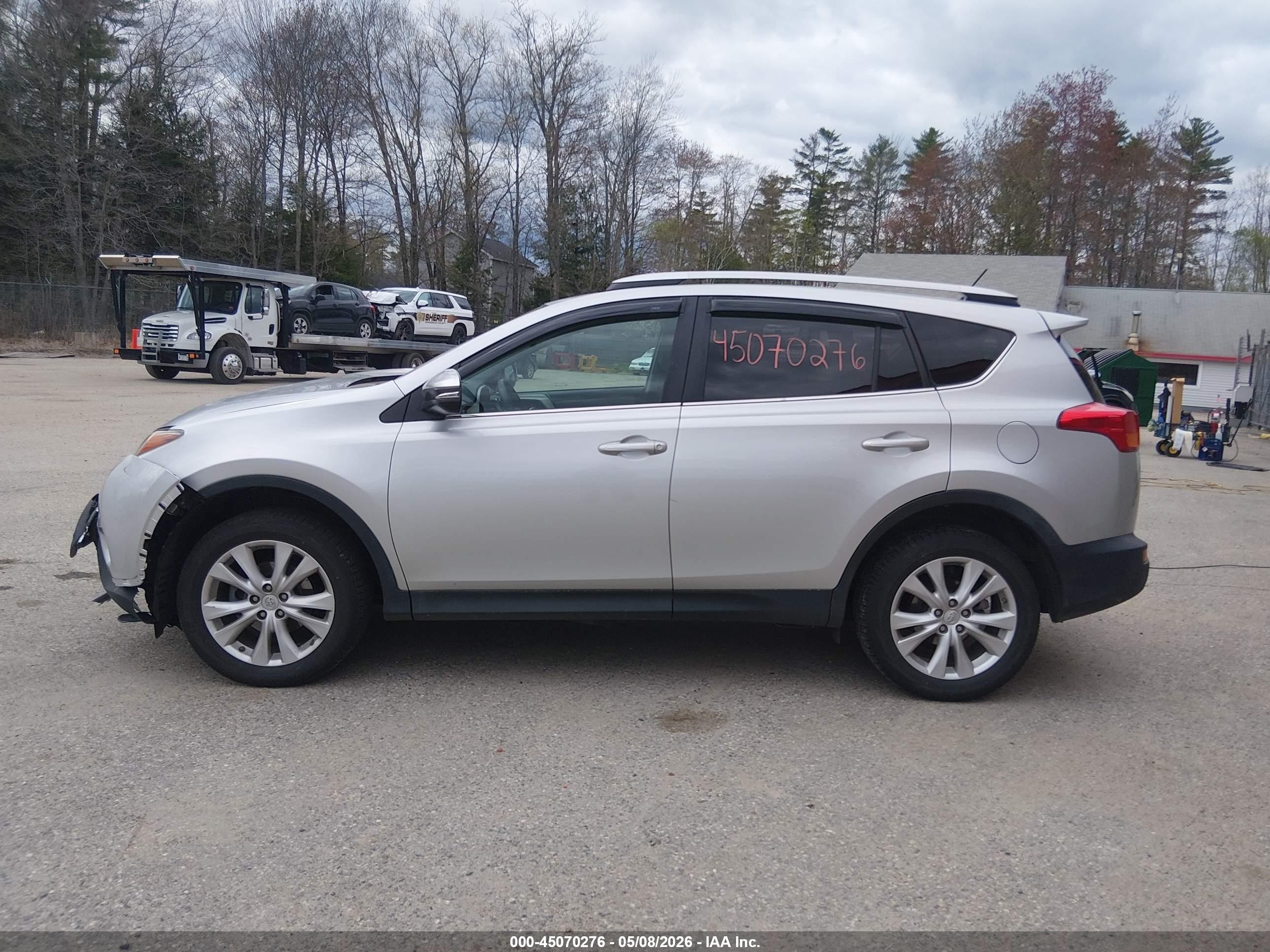 2015 Toyota Rav4 Limited Silver vin: 2T3YFREV0FW216199