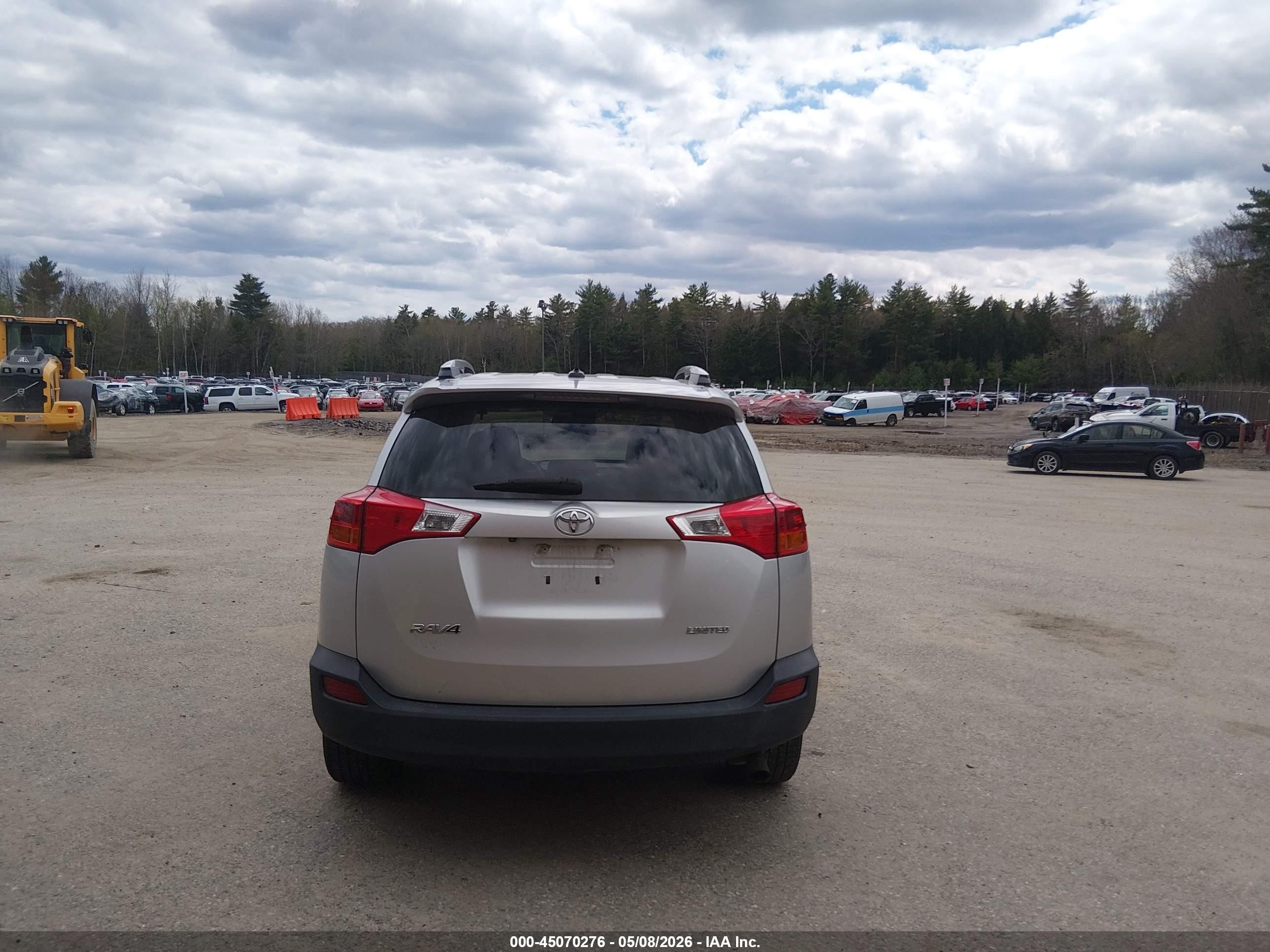 2015 Toyota Rav4 Limited Silver vin: 2T3YFREV0FW216199