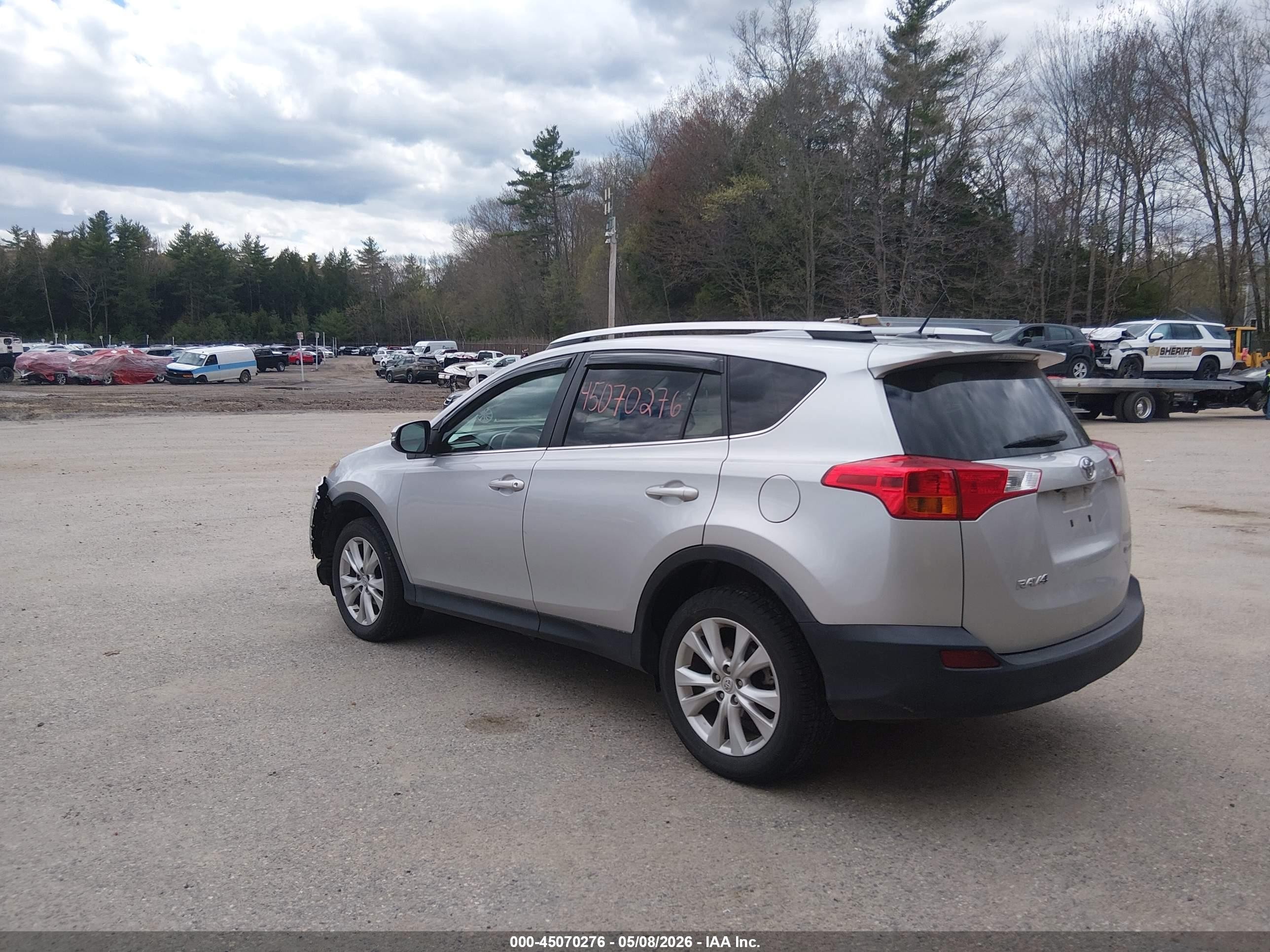2015 Toyota Rav4 Limited Silver vin: 2T3YFREV0FW216199