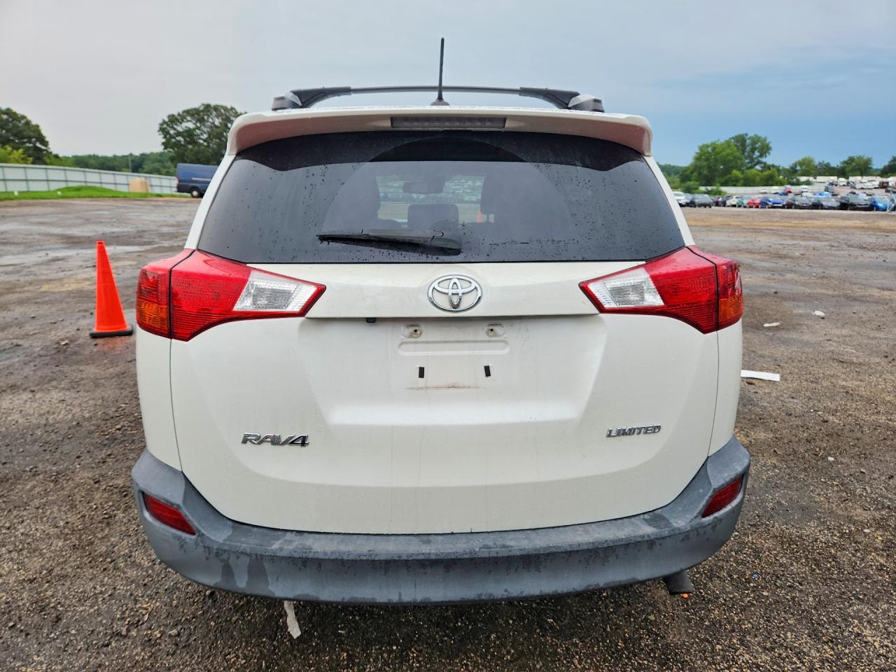 2015 Toyota Rav4 Limited White vin: 2T3YFREV0FW223041