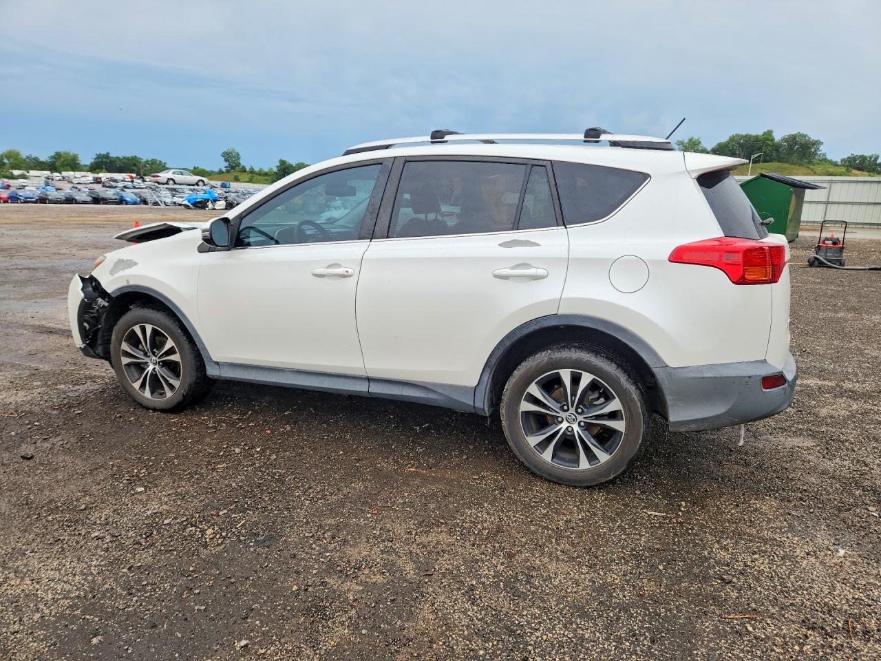 2015 Toyota Rav4 Limited White vin: 2T3YFREV0FW223041