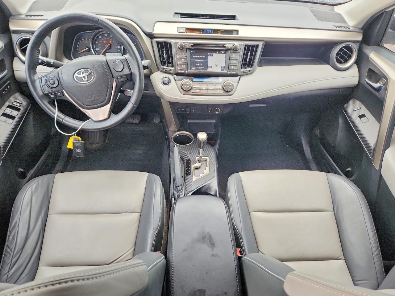 2015 Toyota Rav4 Limited White vin: 2T3YFREV0FW223041