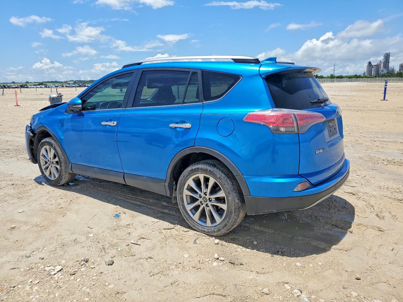 2018 Toyota Rav4 Limited Blue vin: 2T3YFREV0JW498384
