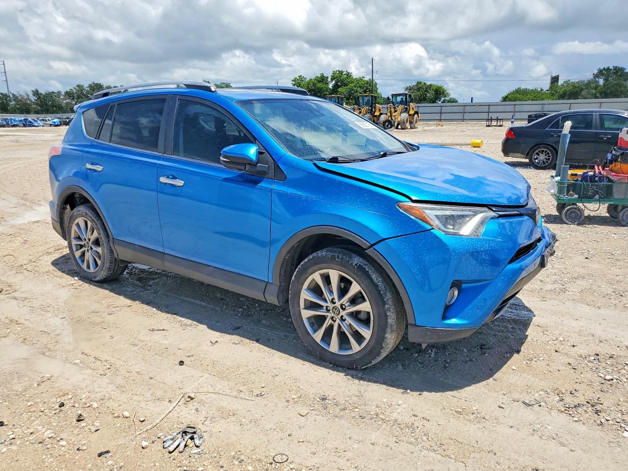 2018 Toyota Rav4 Limited Blue vin: 2T3YFREV0JW498384