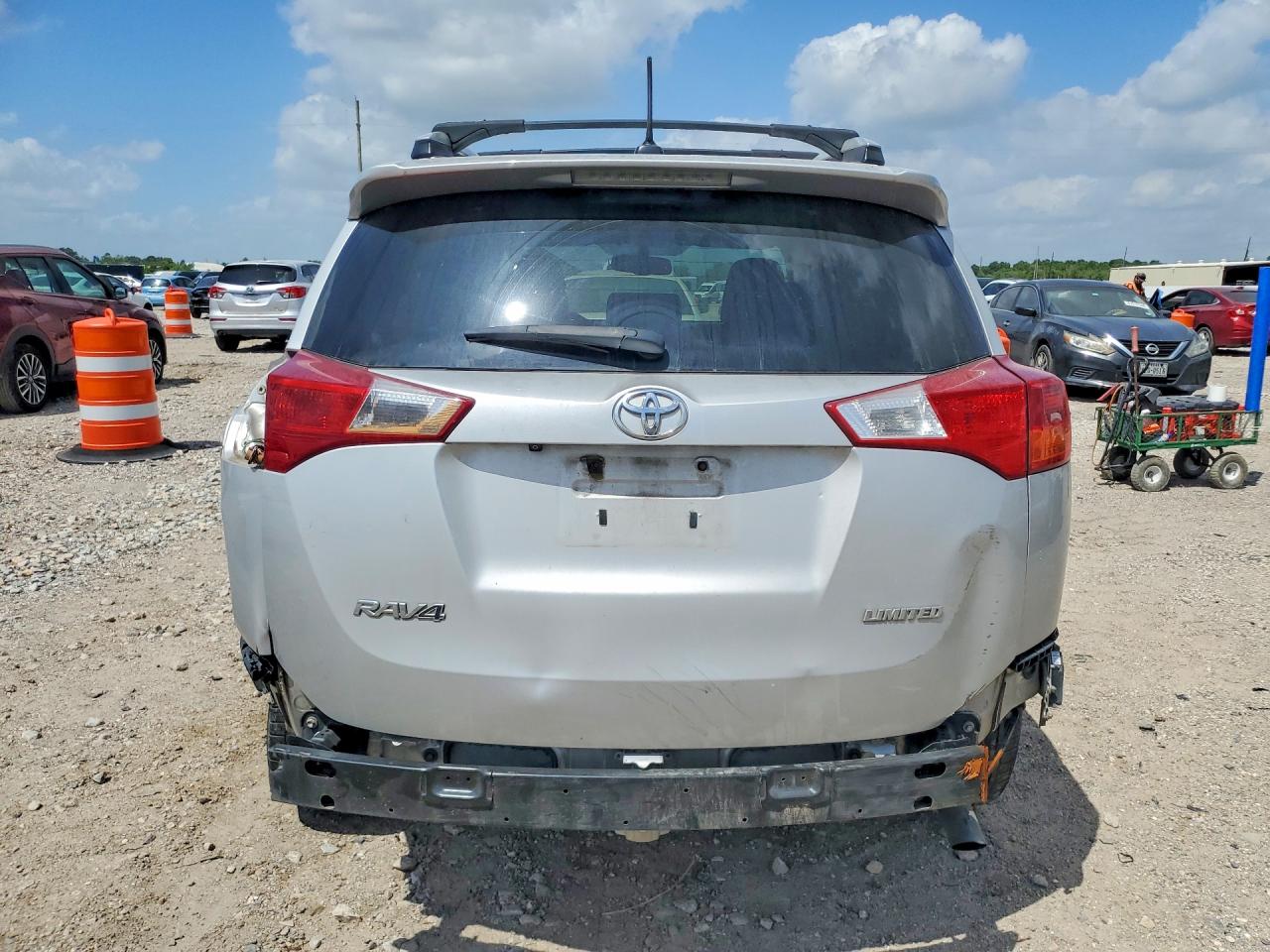 2013 Toyota Rav4 Limited Серебряный vin: 2T3YFREV1DW008264