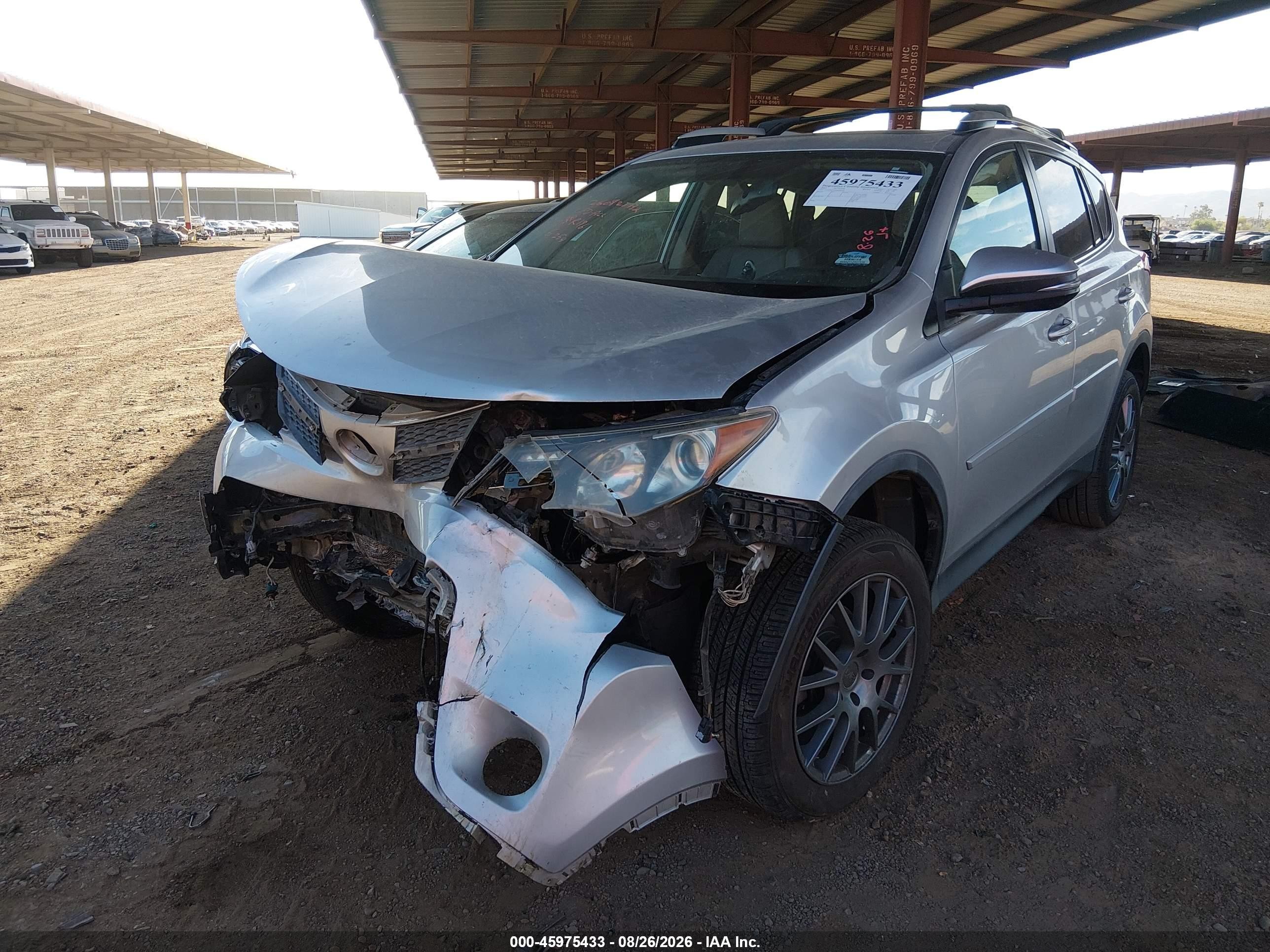 2013 Toyota Rav4 Limited Silver vin: 2T3YFREV1DW046254