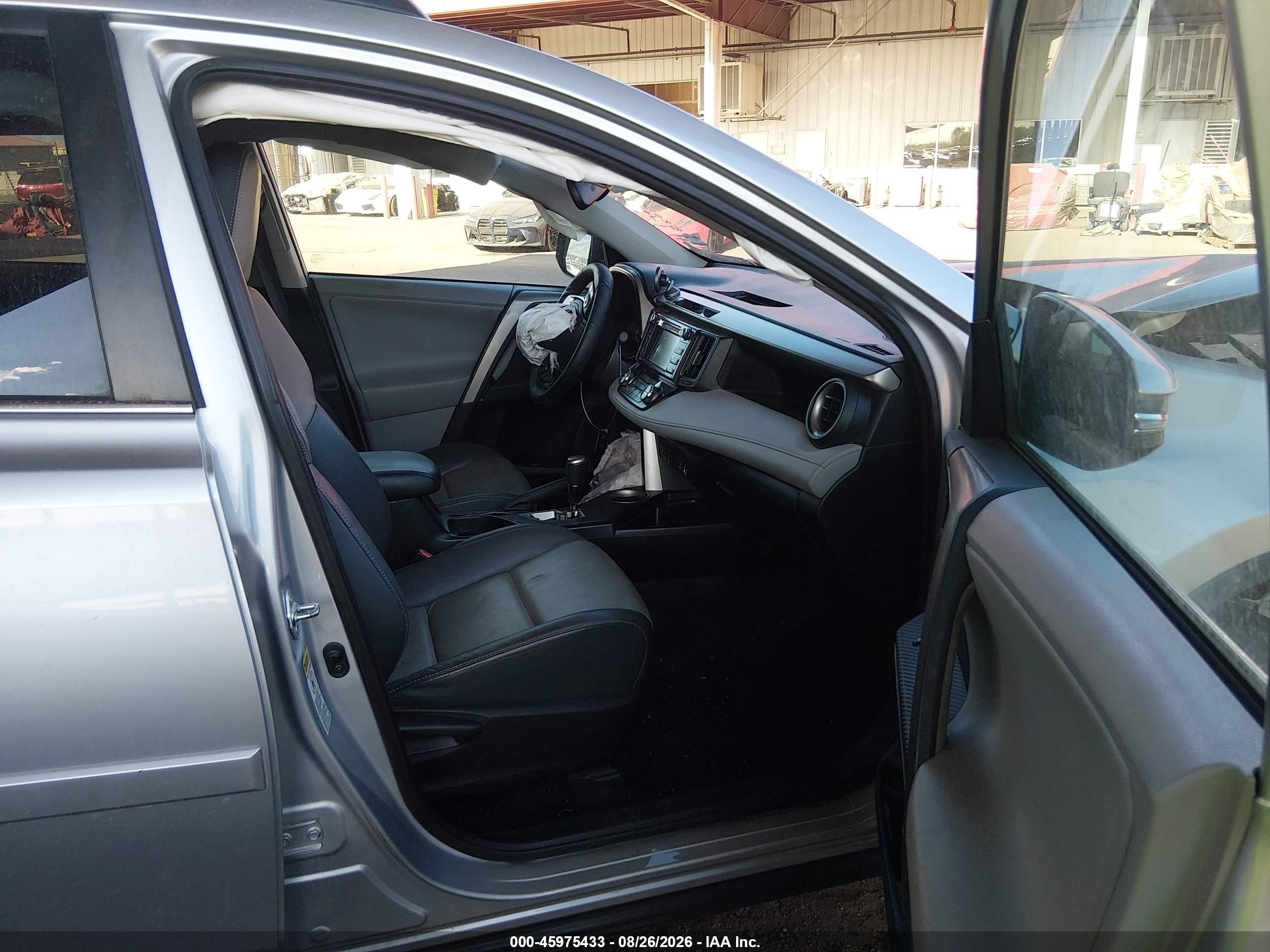 2013 Toyota Rav4 Limited Silver vin: 2T3YFREV1DW046254