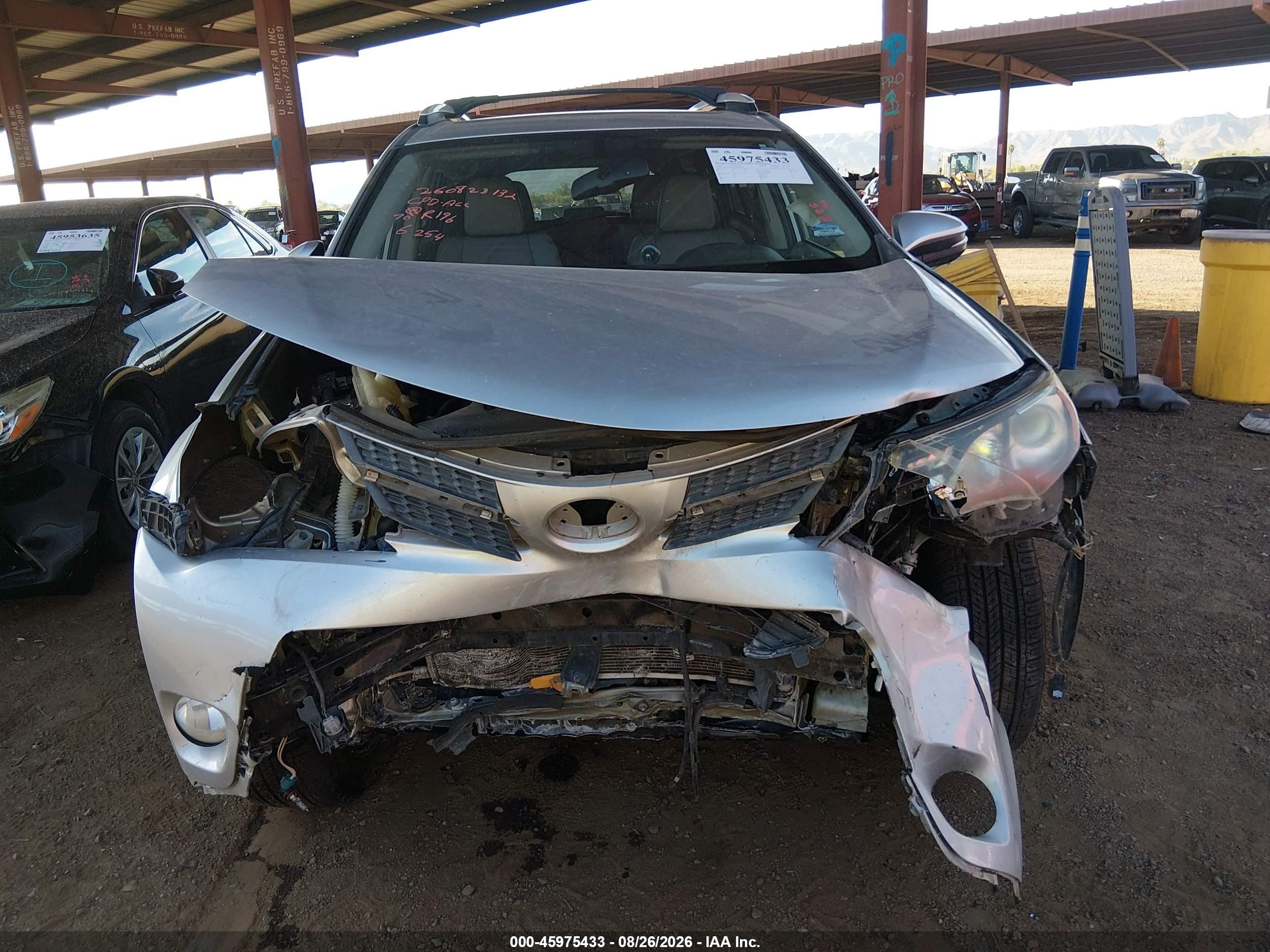 2013 Toyota Rav4 Limited Silver vin: 2T3YFREV1DW046254