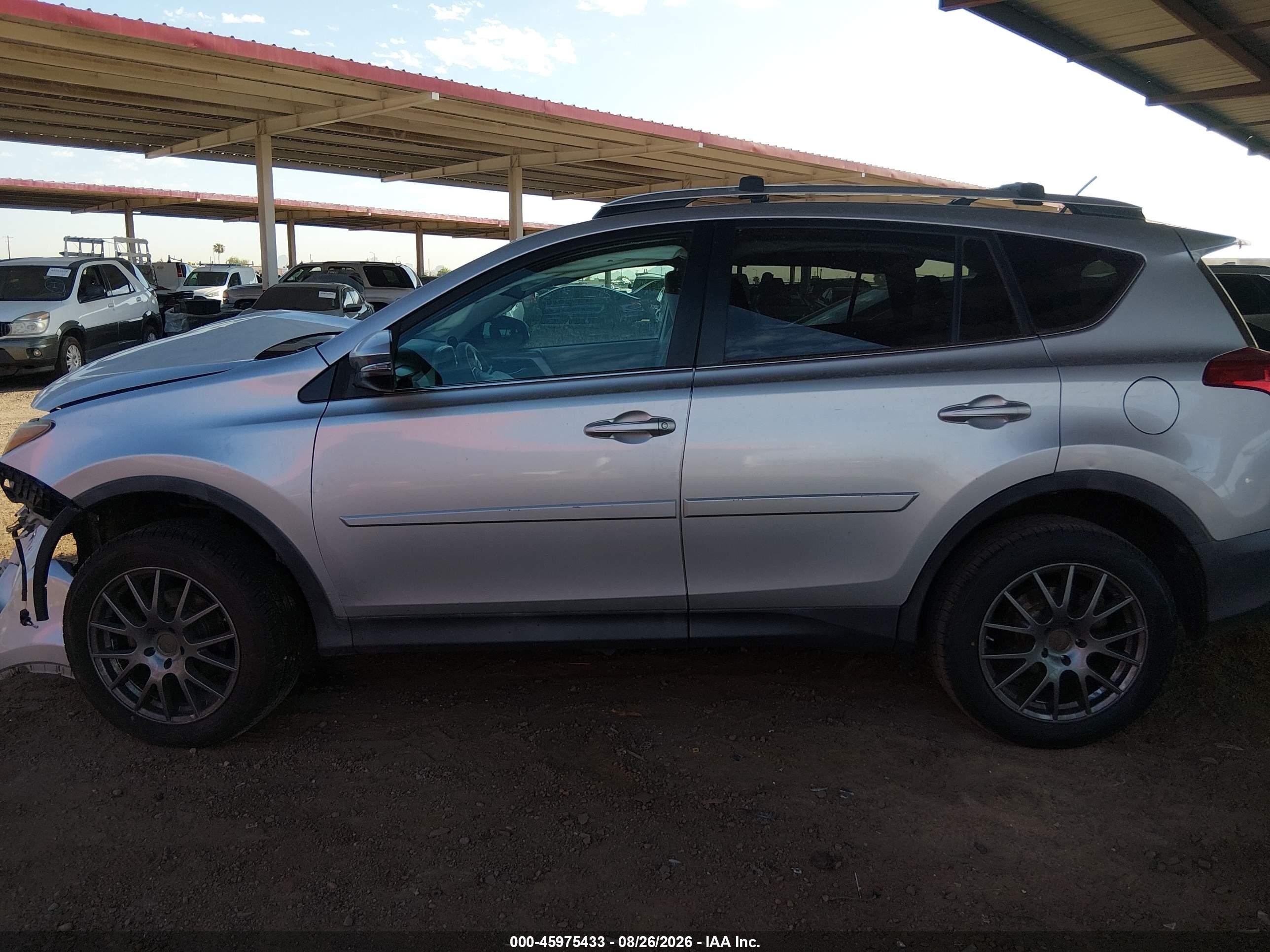 2013 Toyota Rav4 Limited Silver vin: 2T3YFREV1DW046254