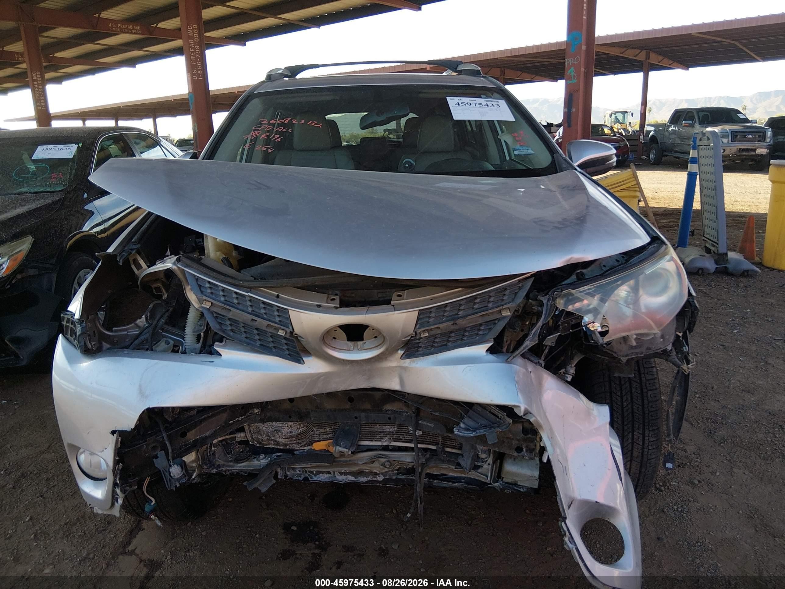 2013 Toyota Rav4 Limited Silver vin: 2T3YFREV1DW046254