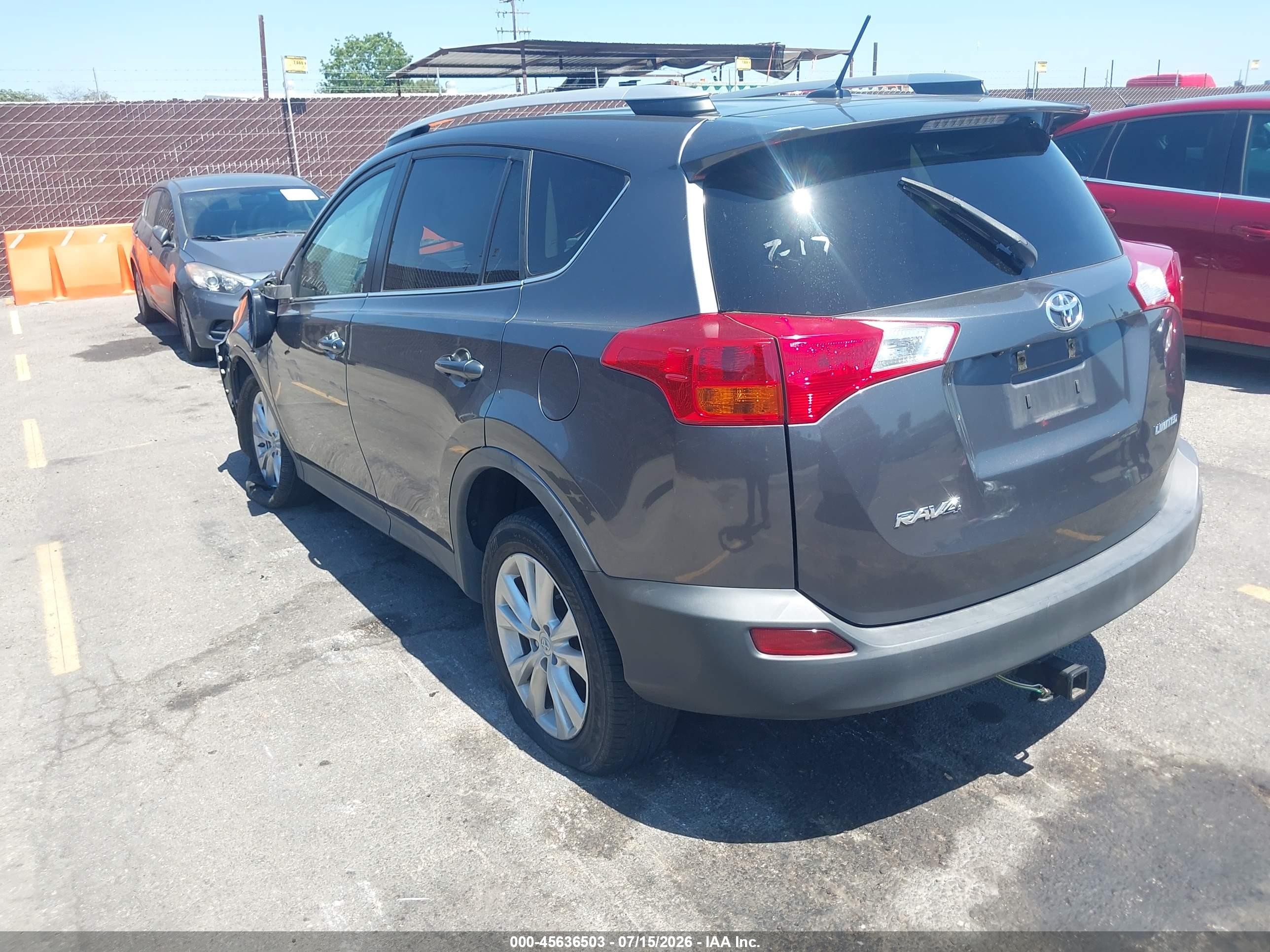 2013 Toyota Rav4 Limited Gray vin: 2T3YFREV1DW052863