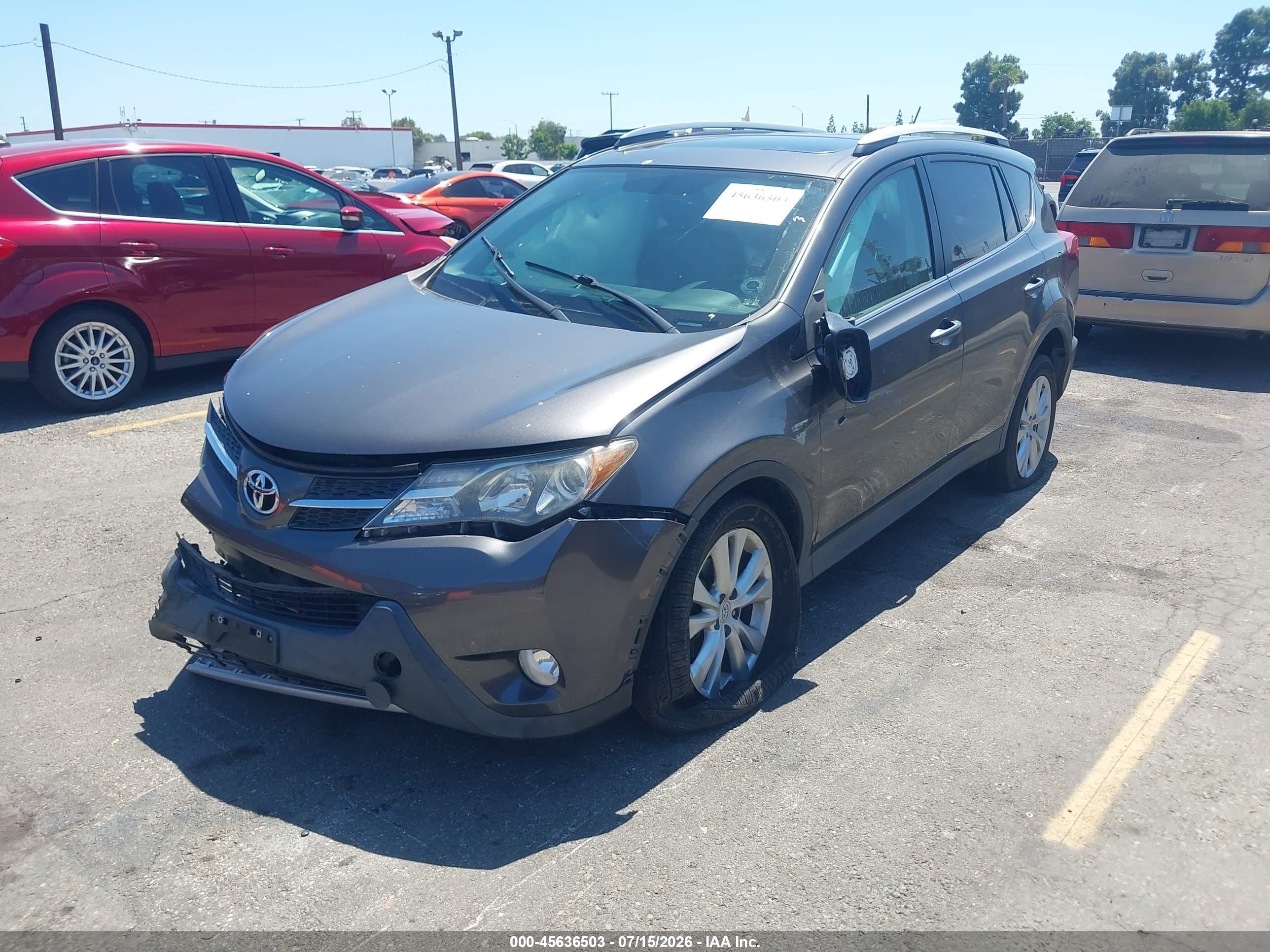 2013 Toyota Rav4 Limited Gray vin: 2T3YFREV1DW052863