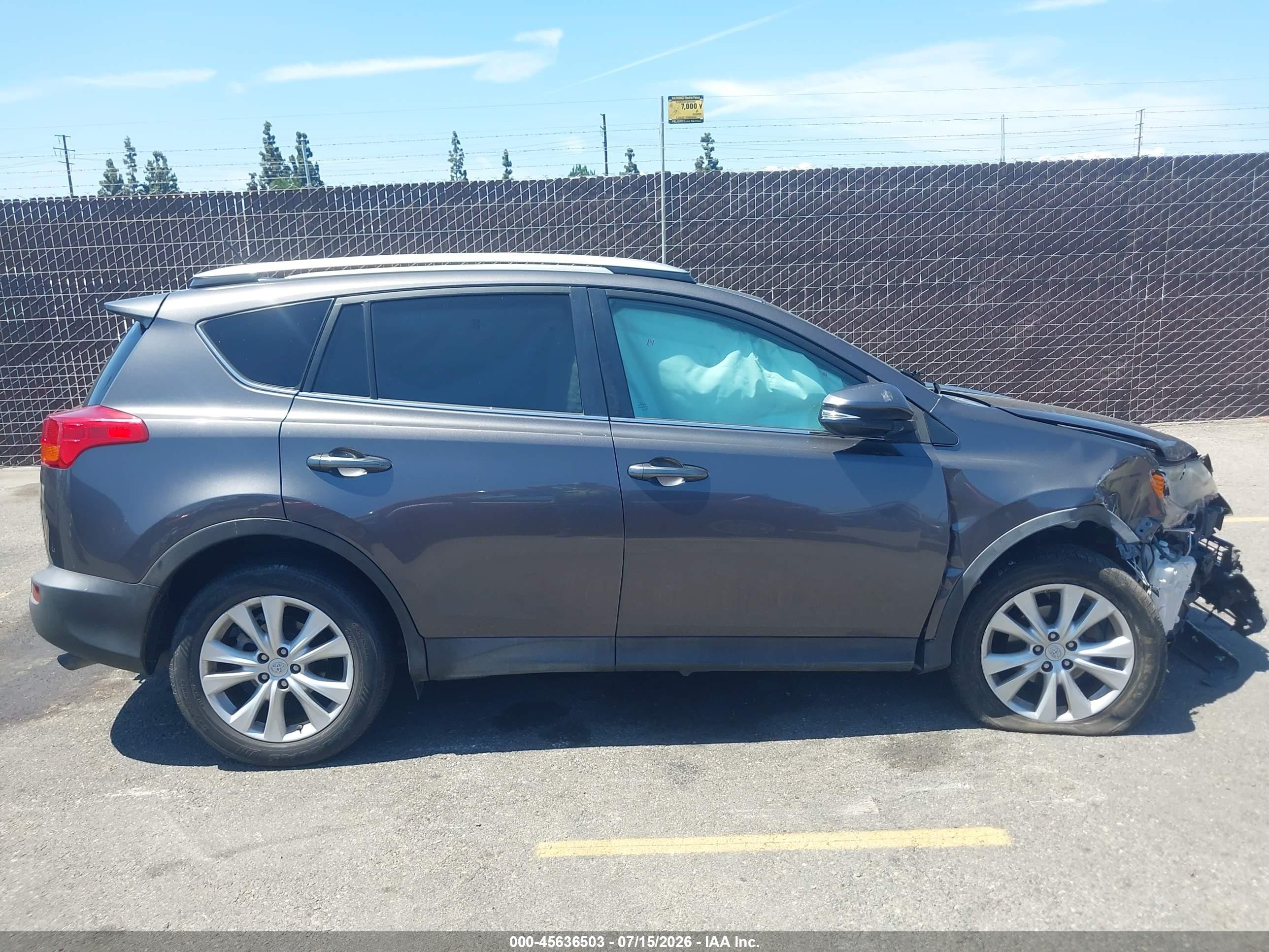 2013 Toyota Rav4 Limited Gray vin: 2T3YFREV1DW052863