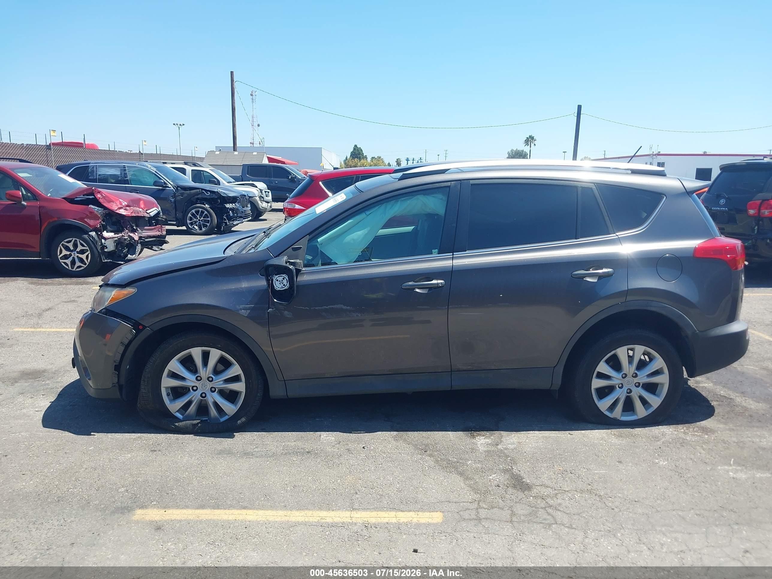 2013 Toyota Rav4 Limited Gray vin: 2T3YFREV1DW052863