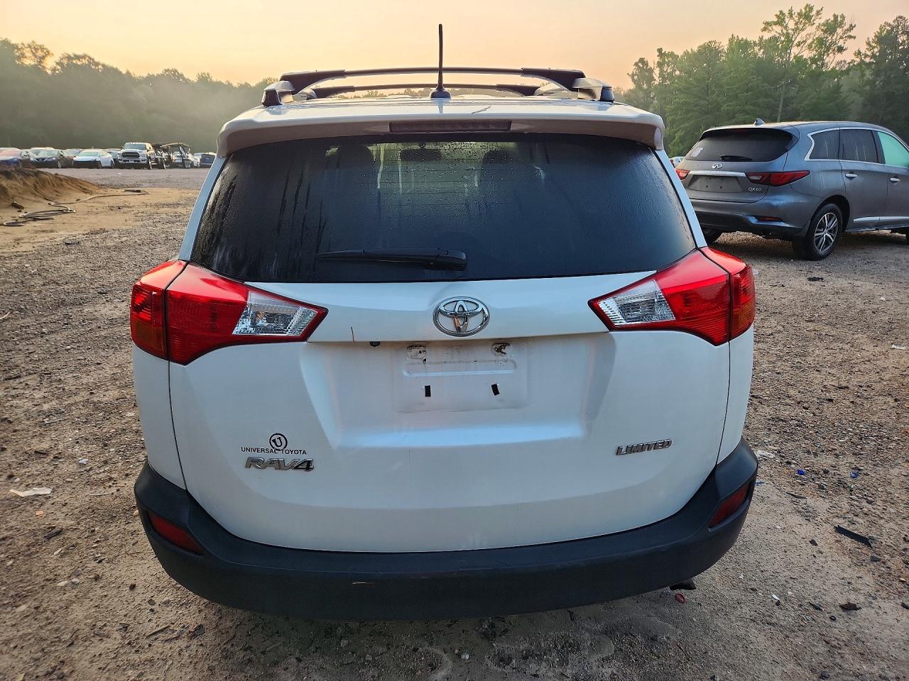 2013 Toyota Rav4 Limited Белый vin: 2T3YFREV1DW053527
